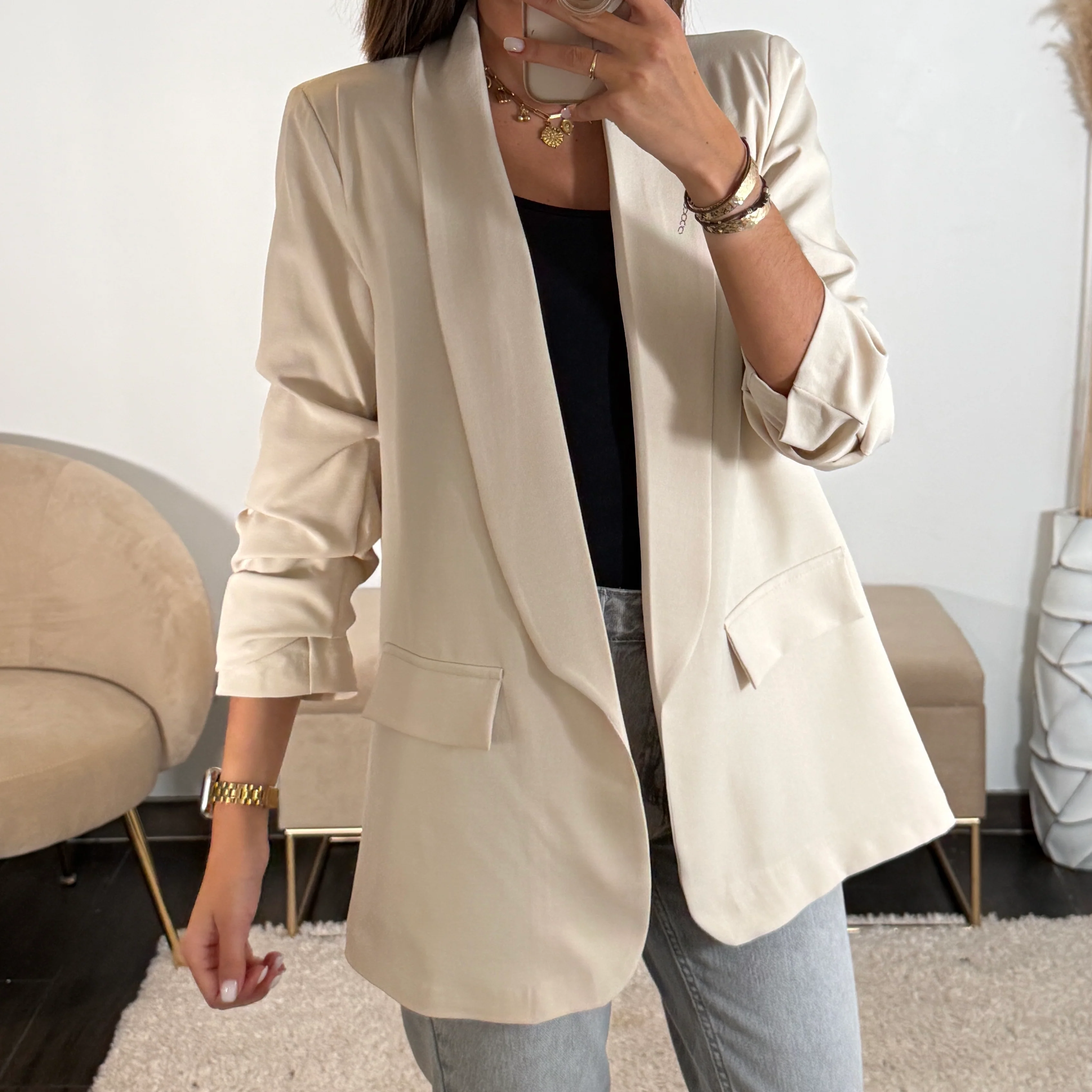 BLAZER BEIGE EMILIEN - Image 2
