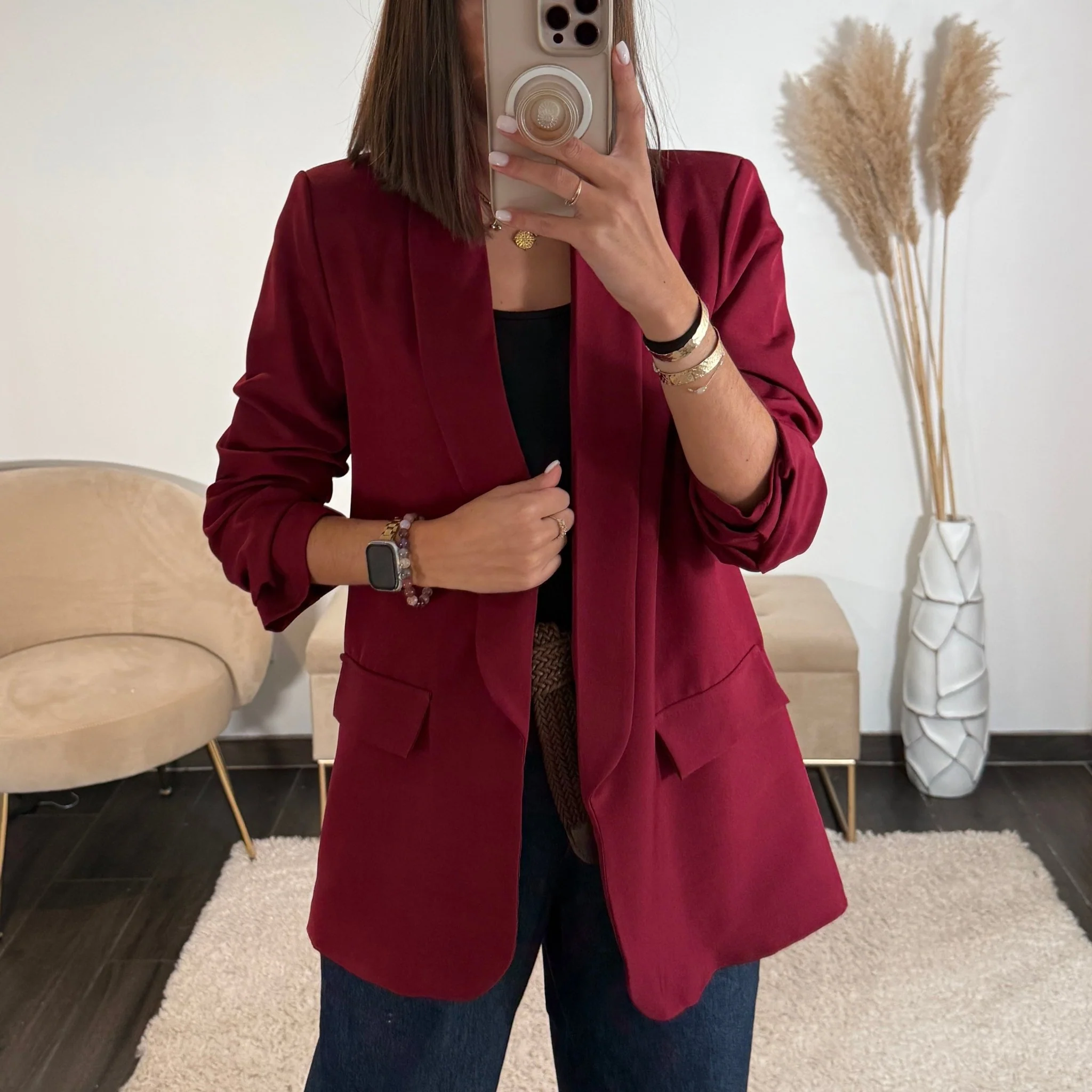 BLAZER BORDEAUX EMILIEN