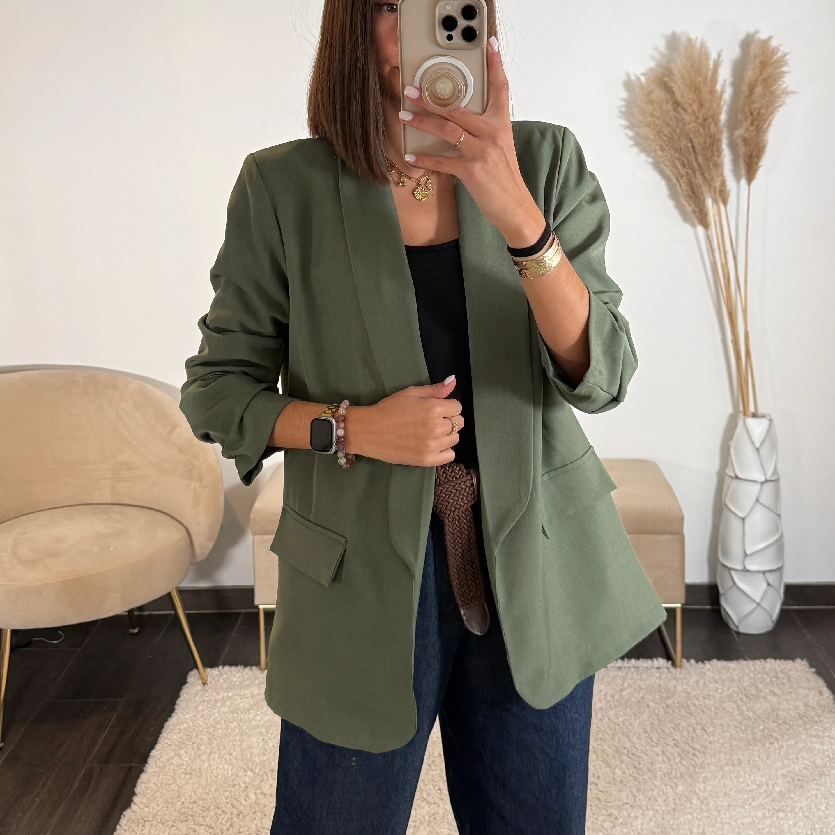 BLAZER KAKI EMILIEN
