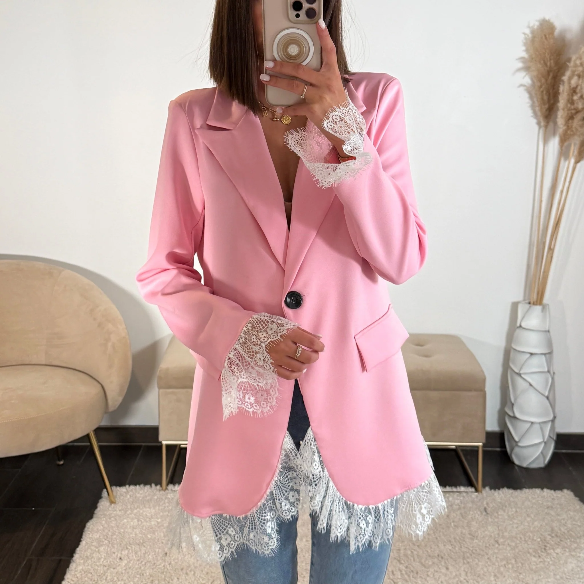 BLAZER ROSE DENTELLE ZELLY - Image 2