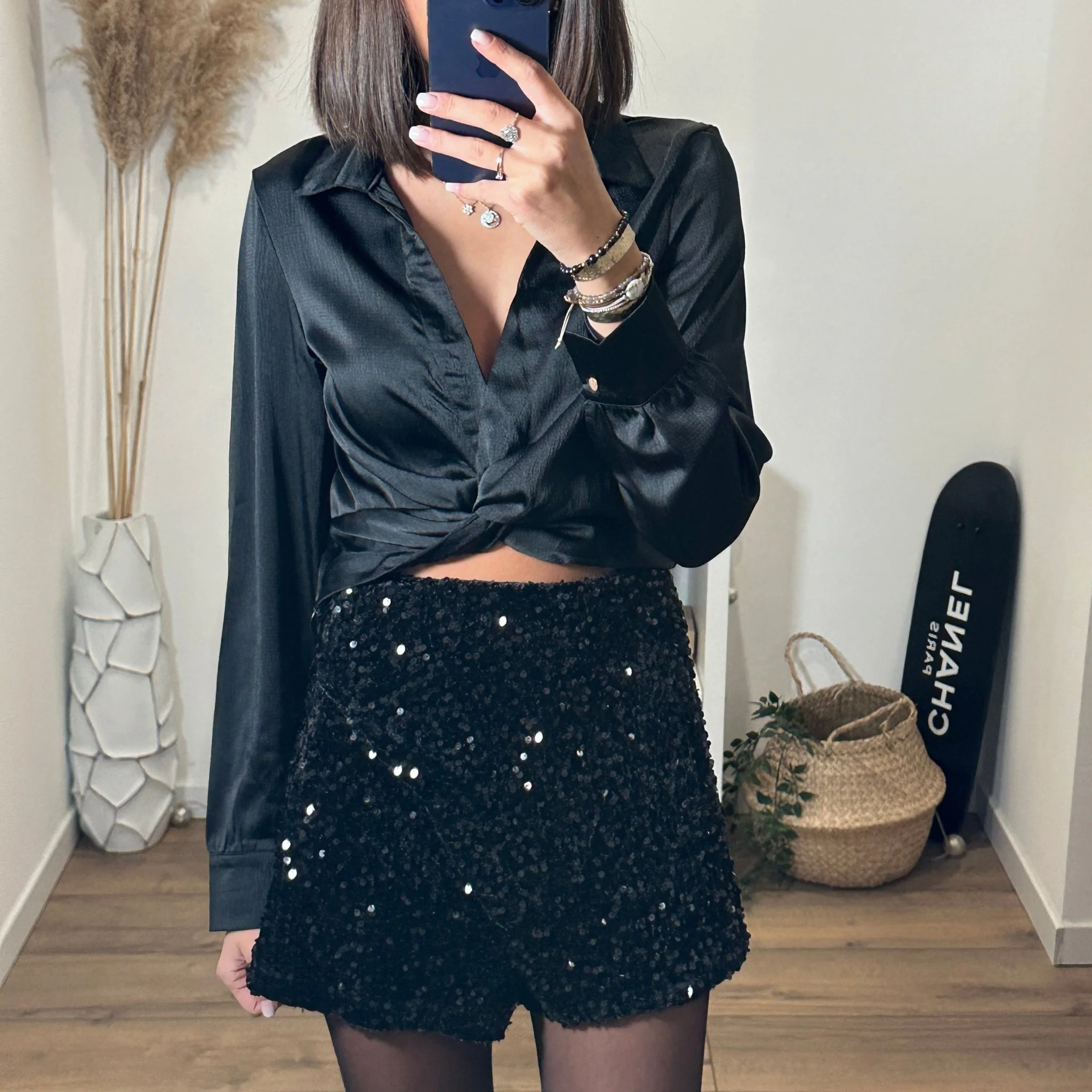 BLOUSE NOIRE KELLY - Image 4
