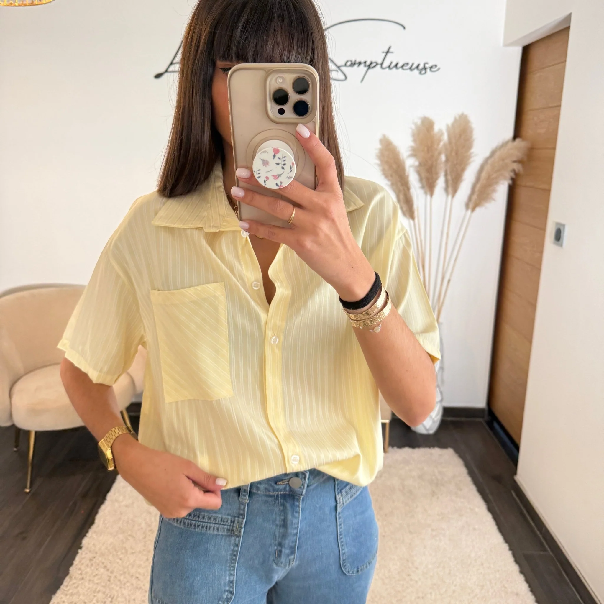 CHEMISE JAUNE SUMMER - Image 2