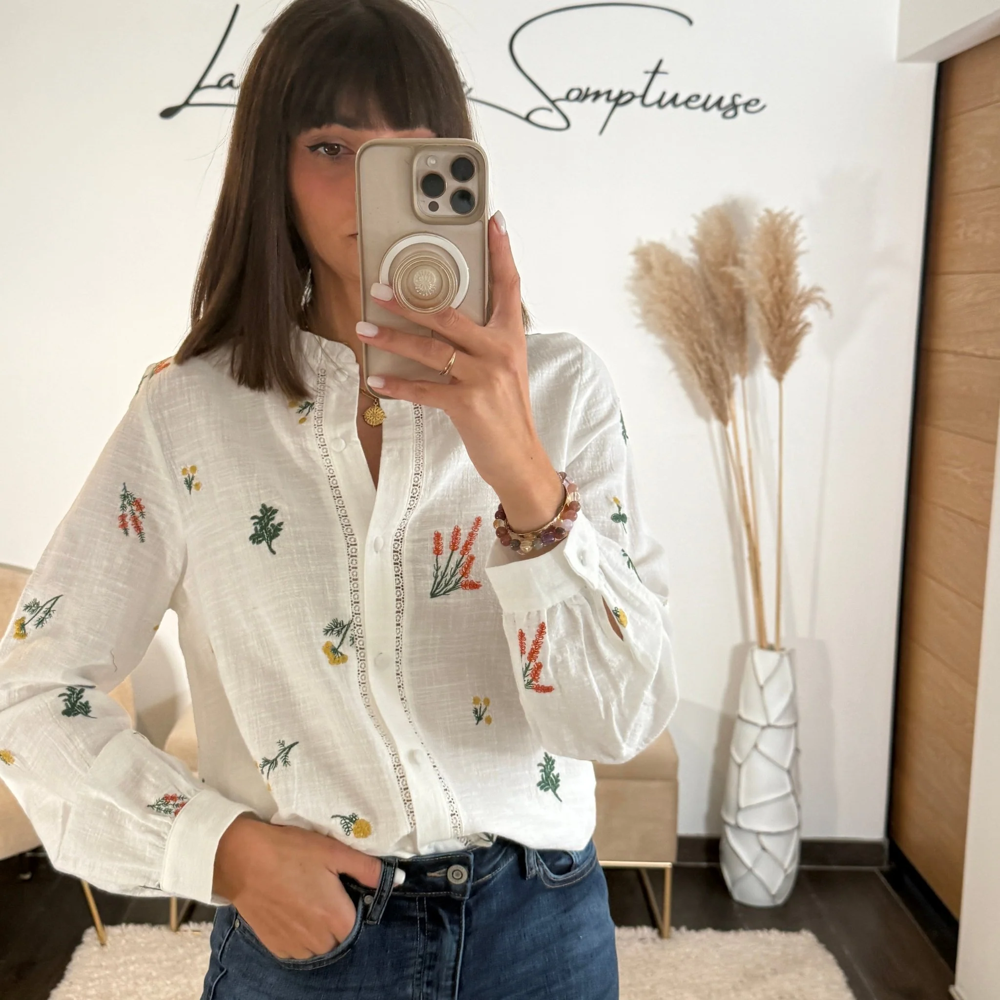 CHEMISIER BLANC MARGA