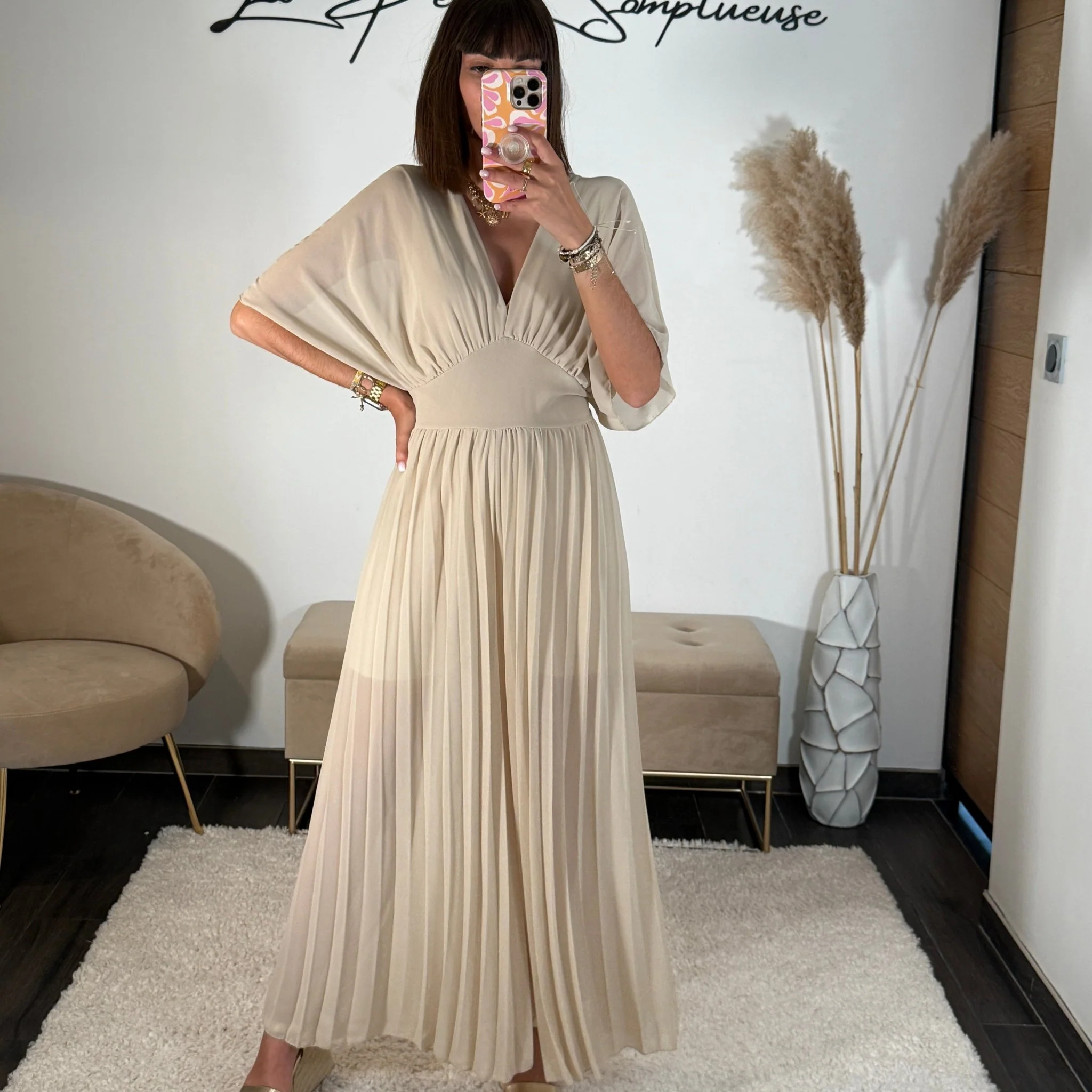 COMBINAISON BEIGE ANOUK