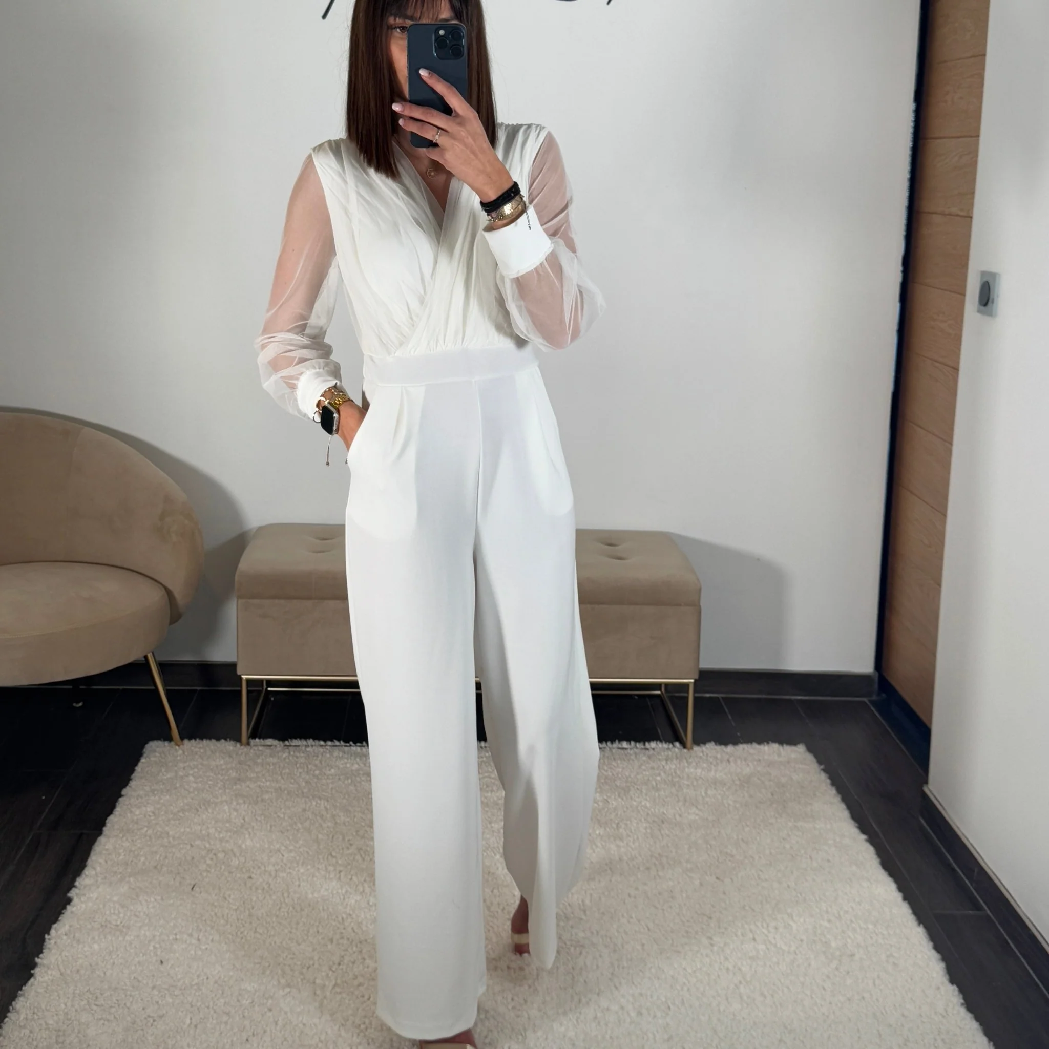 COMBINAISON BLANCHE ELOISE