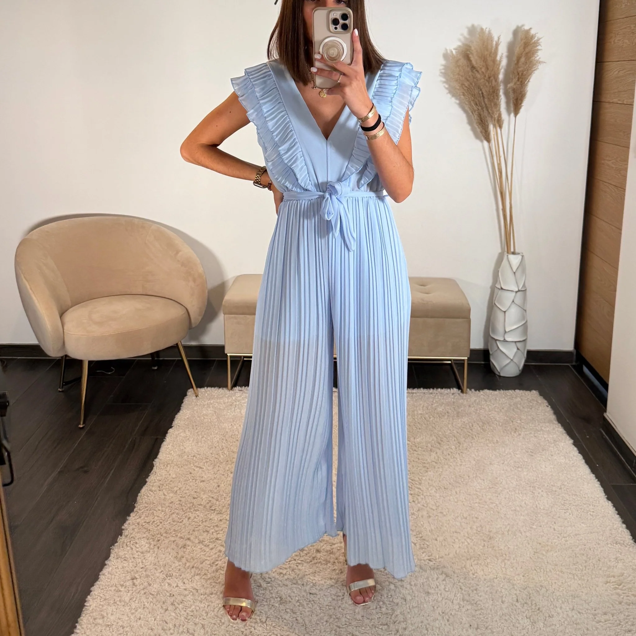 COMBINAISON BLEU CIEL THEA