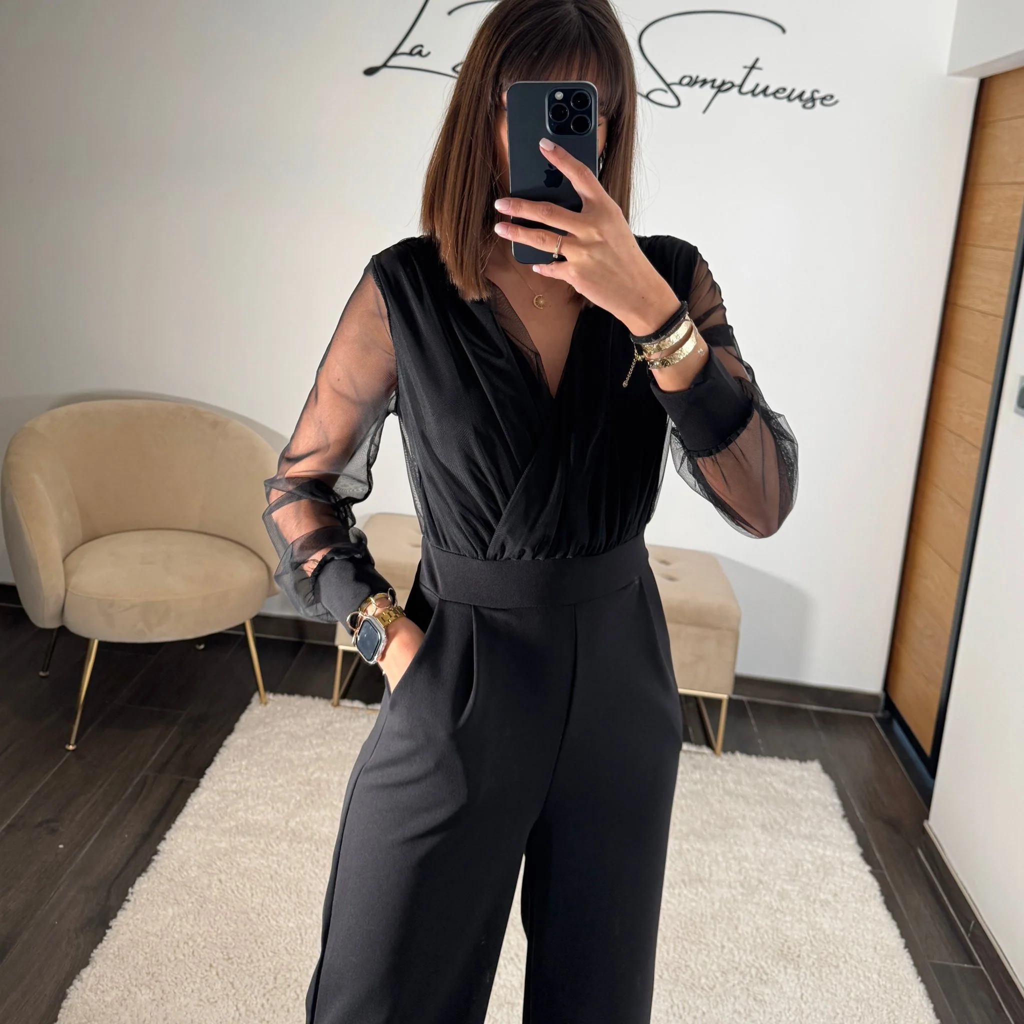 COMBINAISON NOIRE ELOISE - Image 6