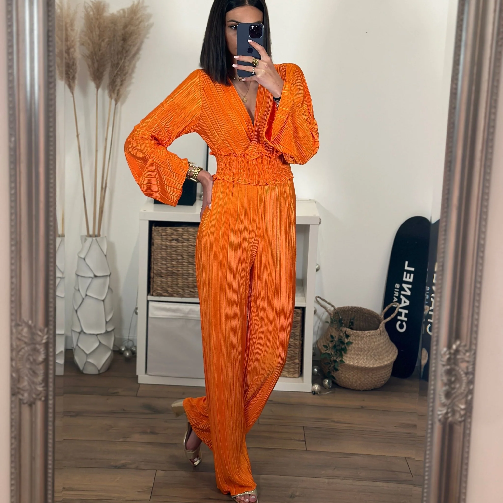 COMBINAISON ORANGE MONICA - Image 4