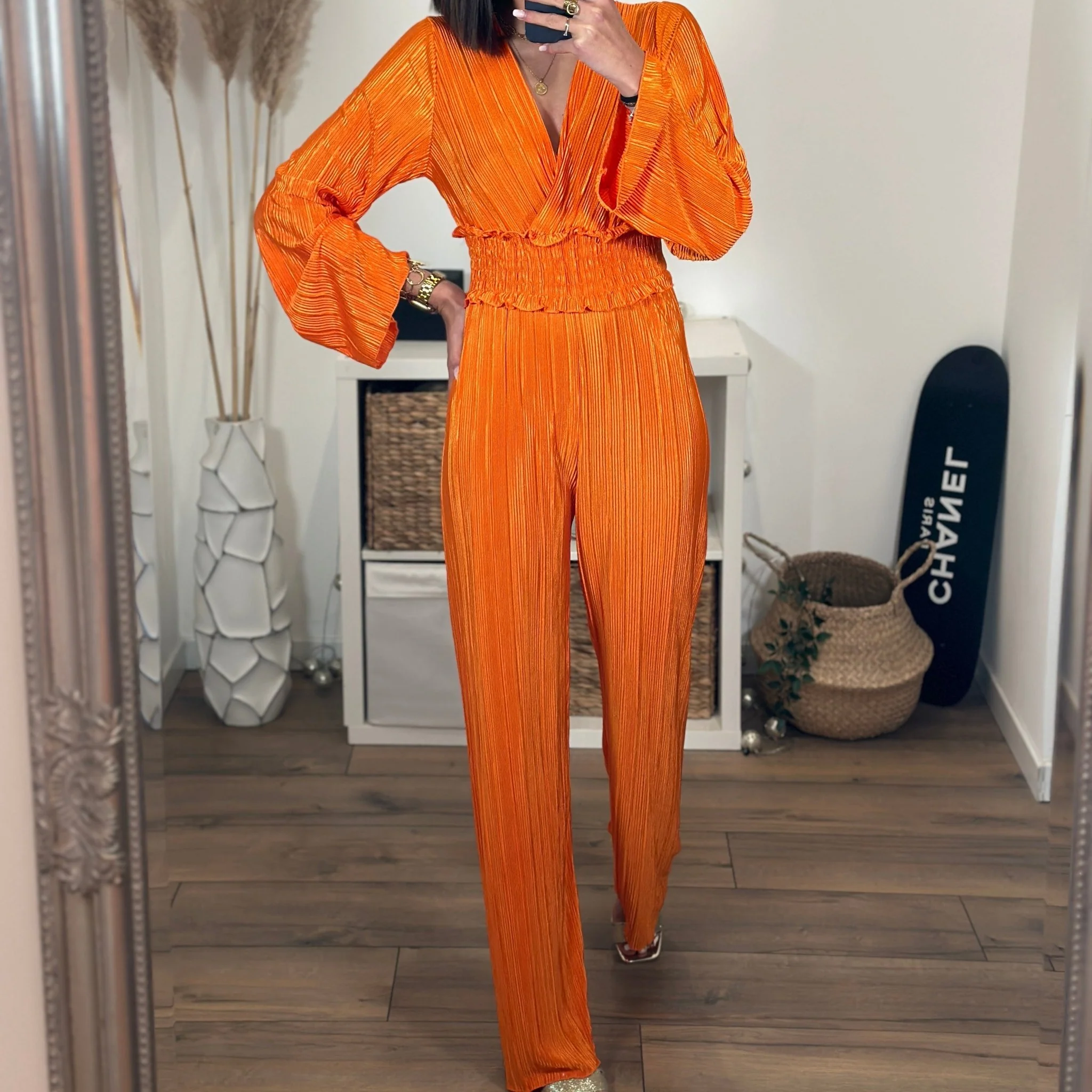COMBINAISON ORANGE MONICA - Image 5