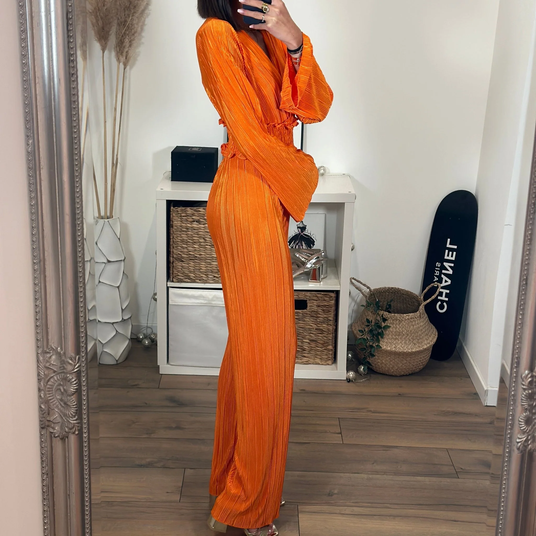 COMBINAISON ORANGE MONICA - Image 6