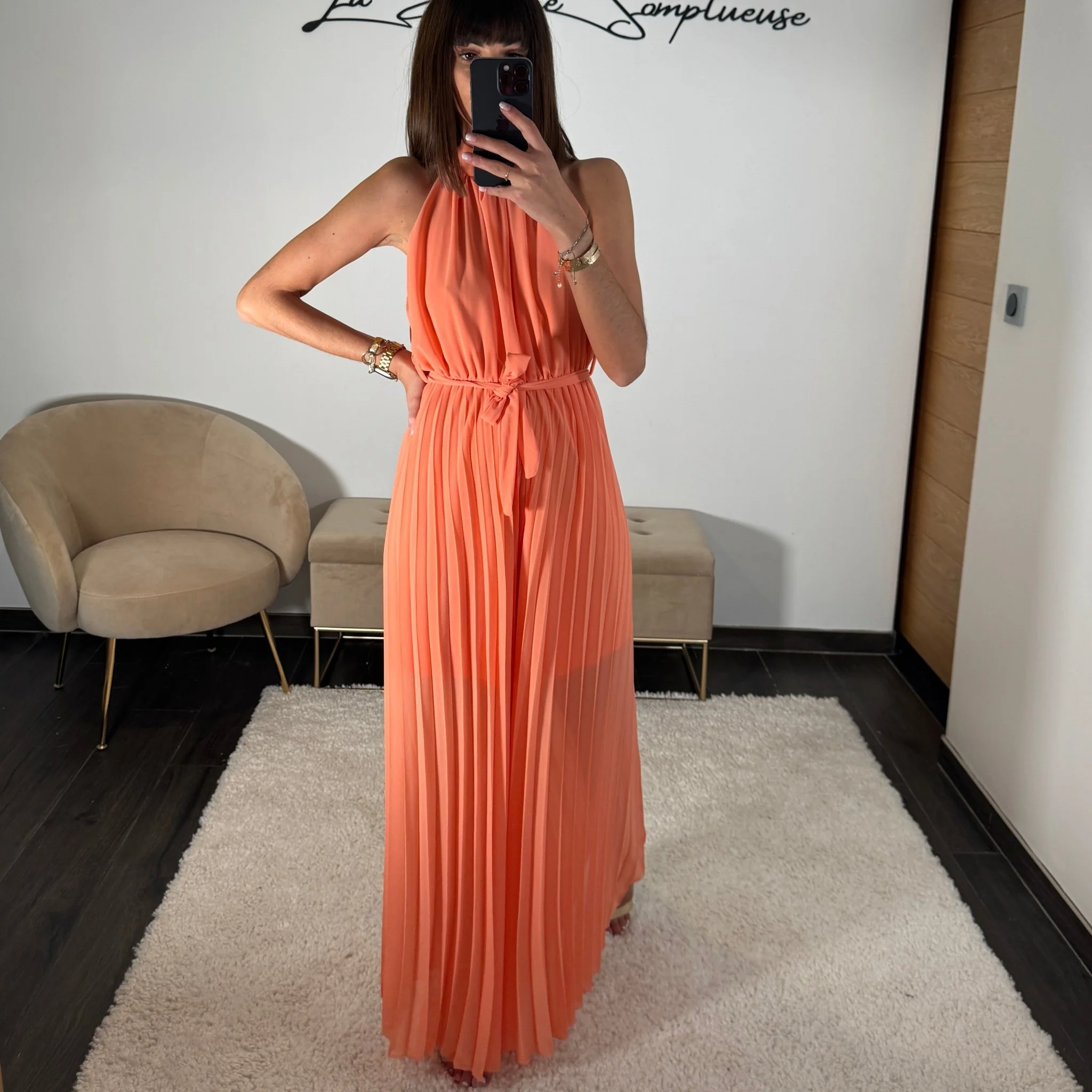 COMBINAISON ORANGE OPHELIA - Image 3