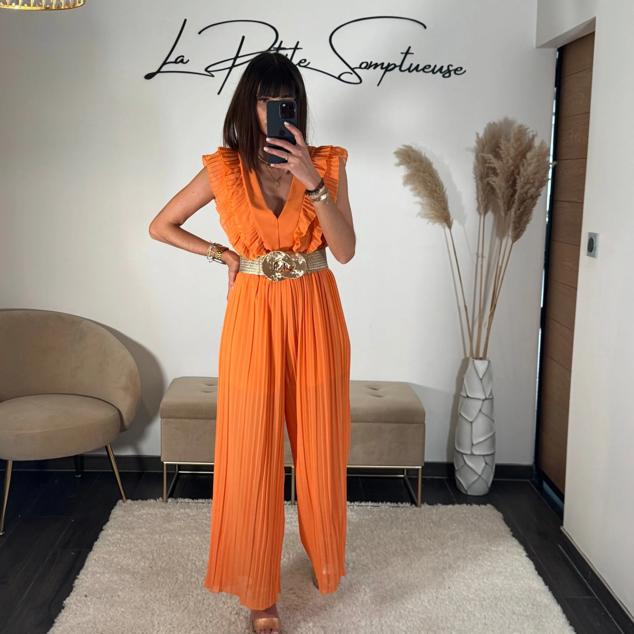 COMBINAISON ORANGE THEA