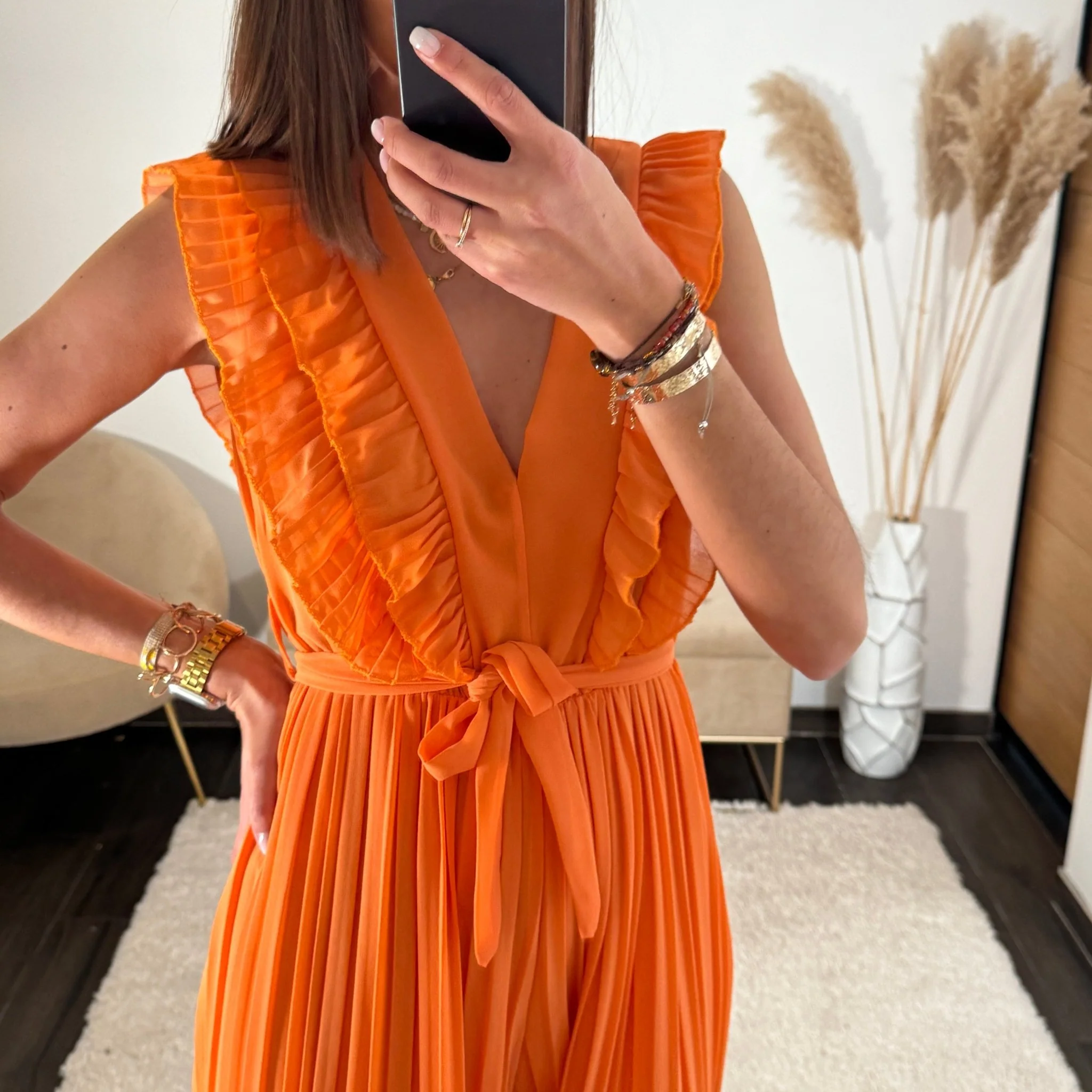 COMBINAISON ORANGE THEA - Image 2