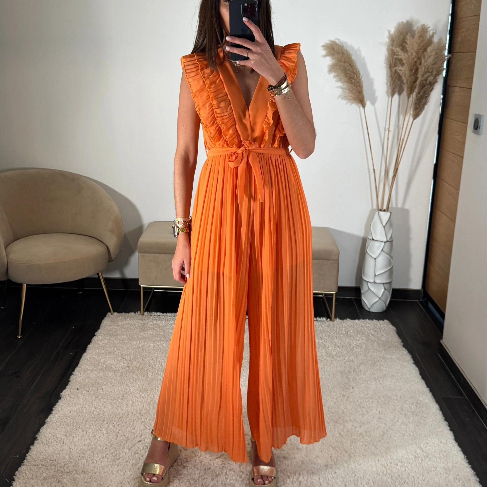 COMBINAISON ORANGE THEA - Image 4