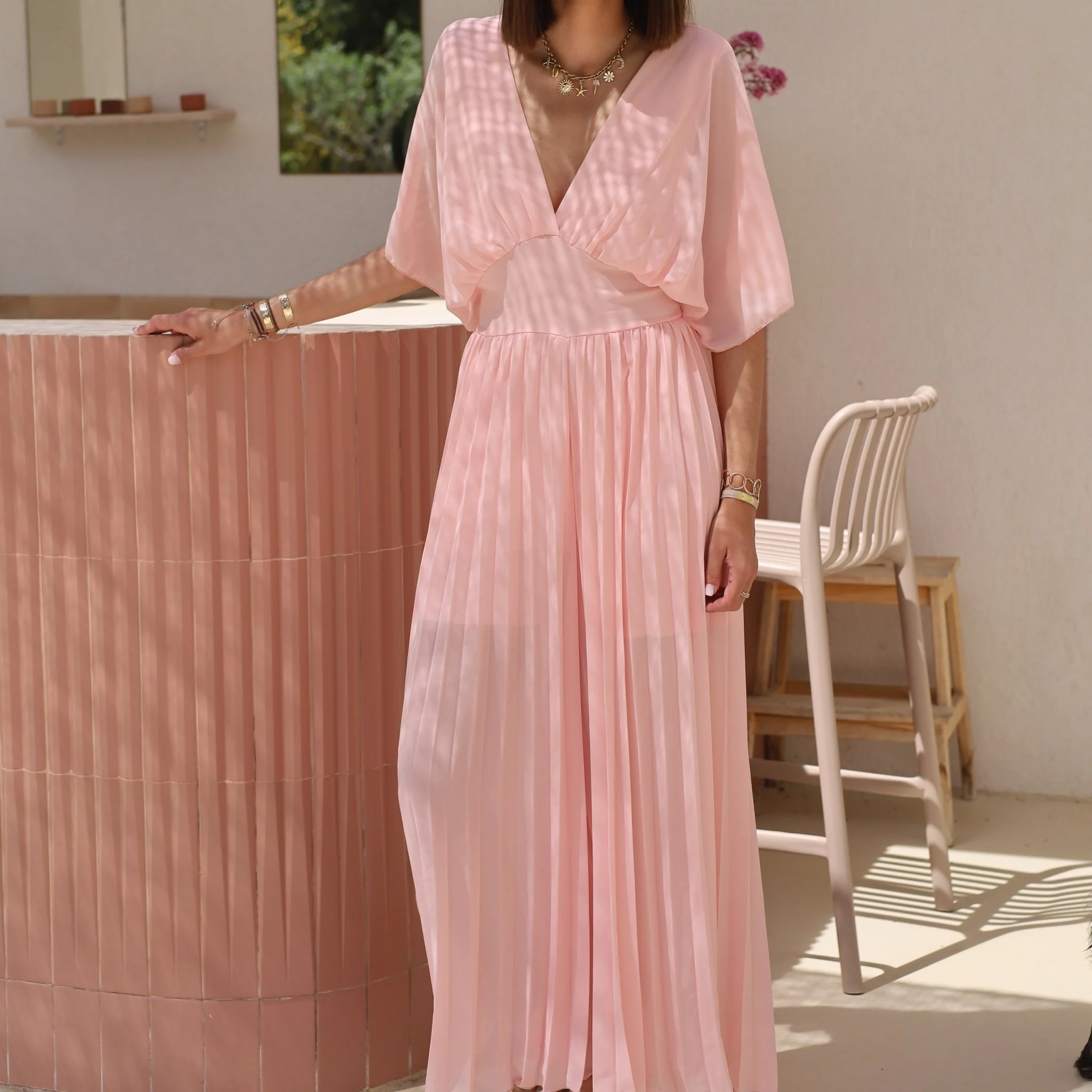 COMBINAISON ROSE ANOUK