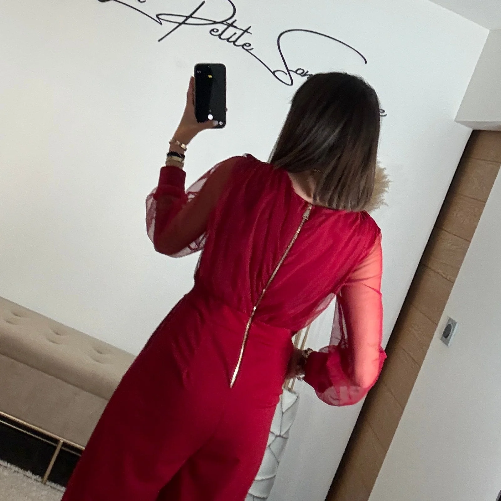 COMBINAISON ROUGE ELOISE - Image 4