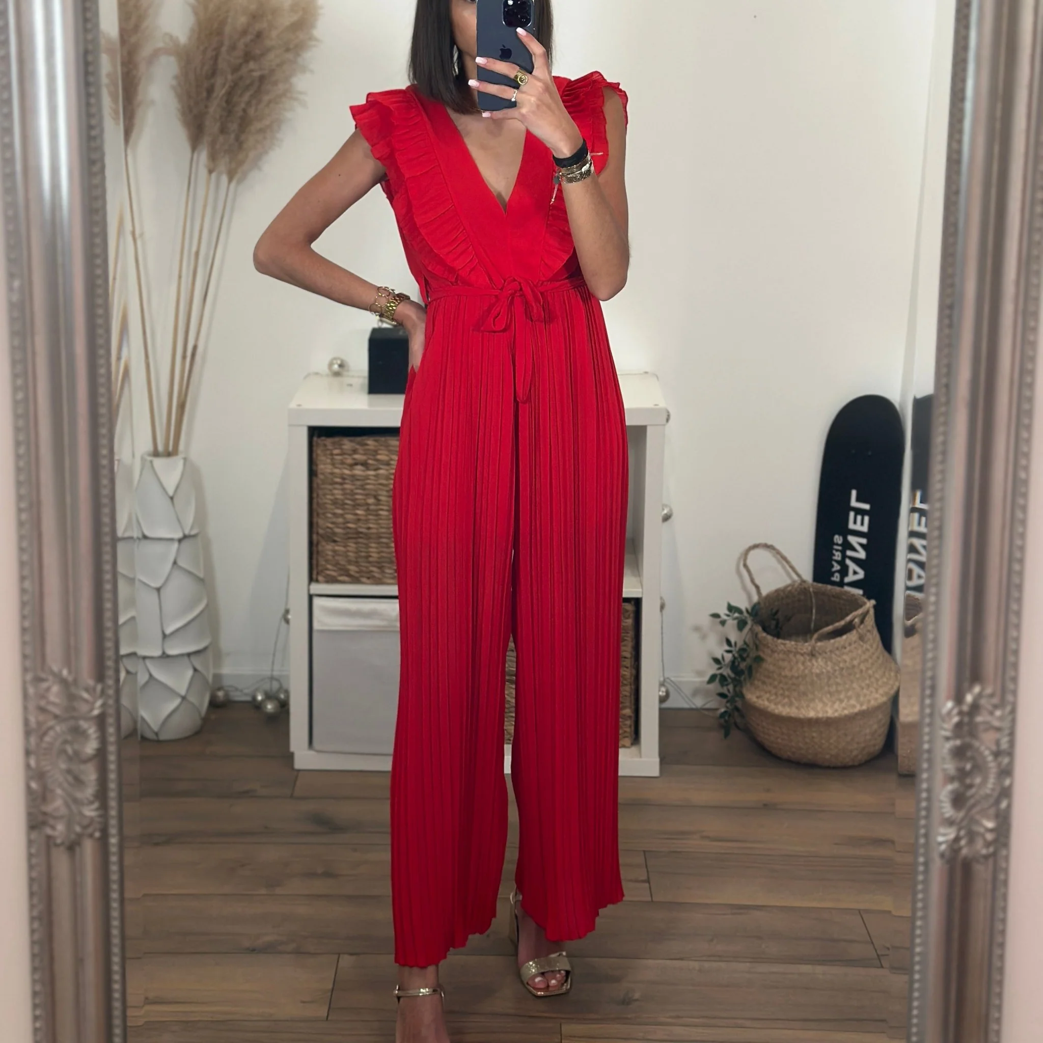 COMBINAISON ROUGE THEA - Image 2