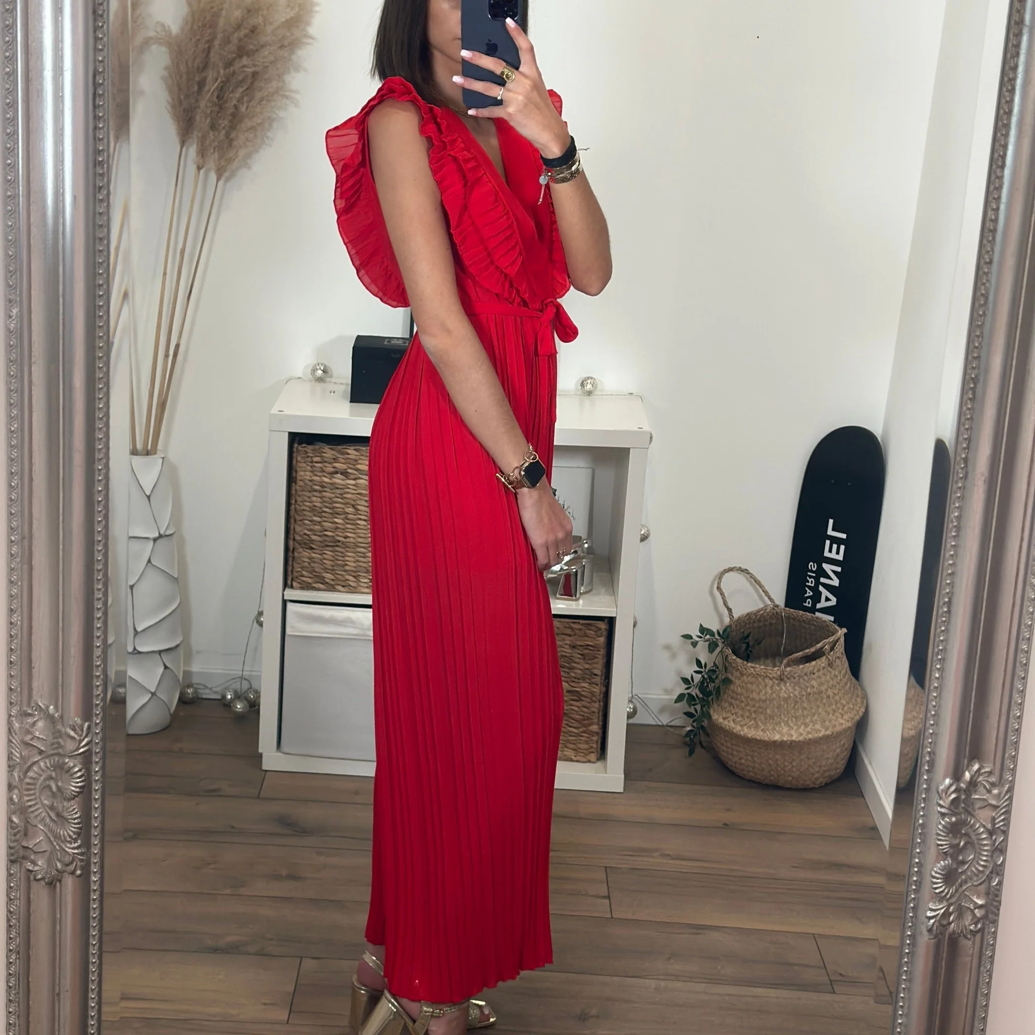 COMBINAISON ROUGE THEA - Image 6