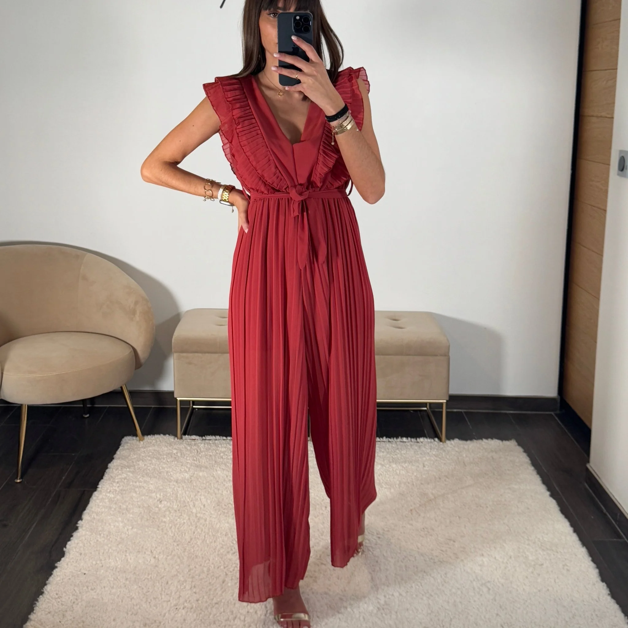 COMBINAISON VIEUX ROSE/TERRACOTTA THEA