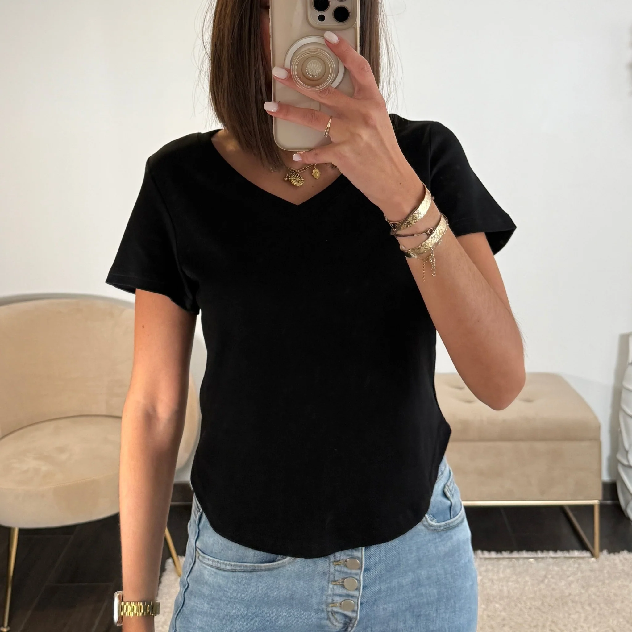 CROP TOP NOIR SENNA