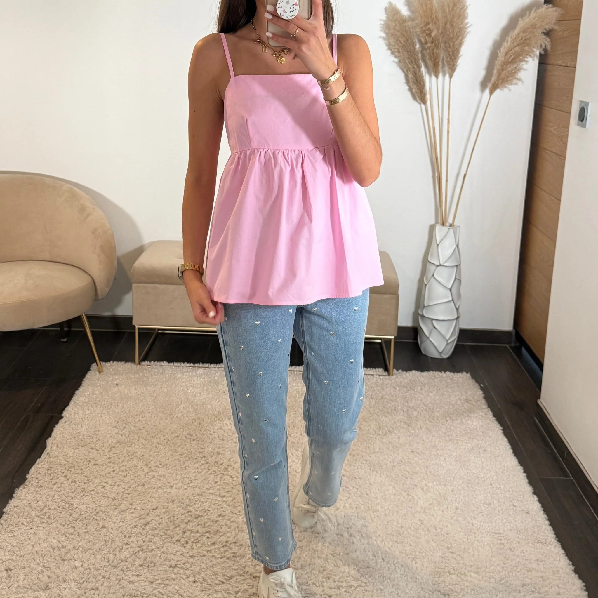 DEBARDEUR ROSE GIRLY