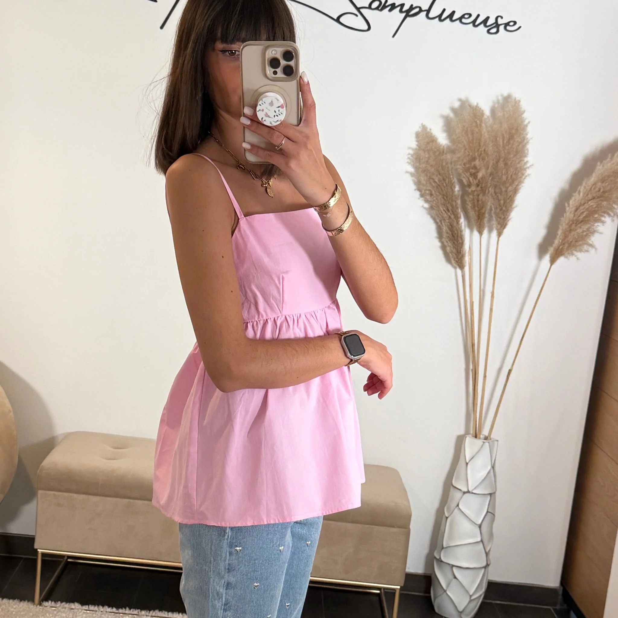 DEBARDEUR ROSE GIRLY - Image 3