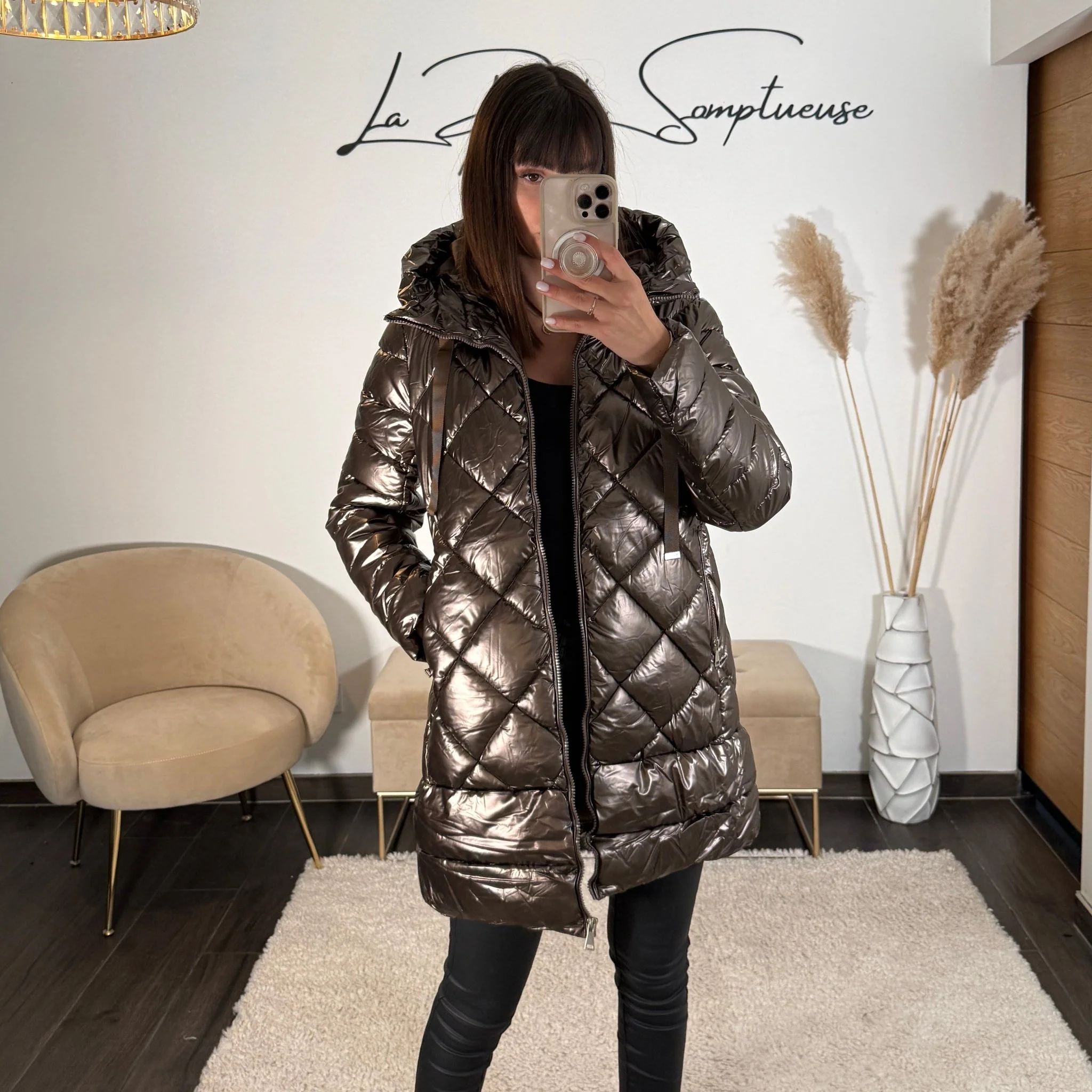 DOUDOUNE LONGUE BRONZE PERRINE