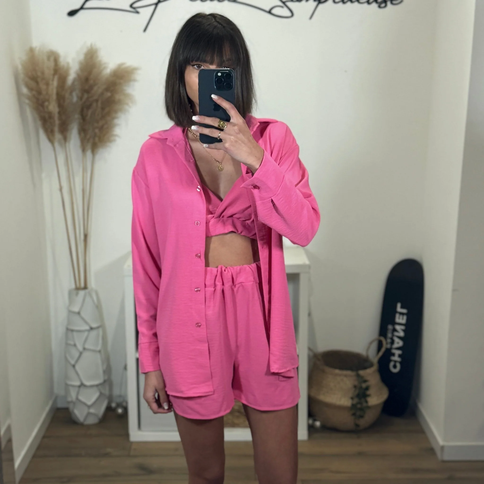 ENSEMBLE 3 PIECES BABY PINK - Image 2
