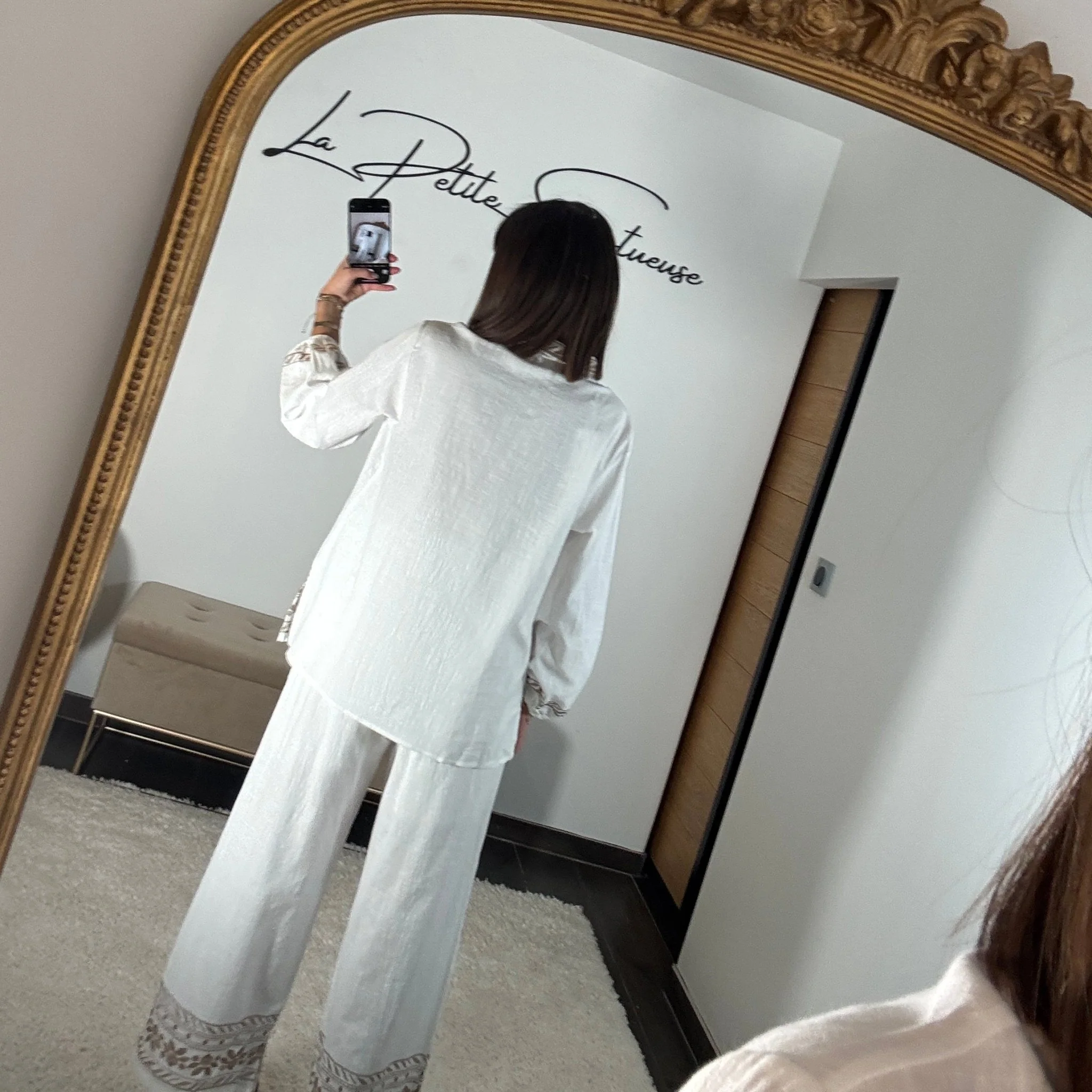 ENSEMBLE BLANC LIN NORA - Image 4