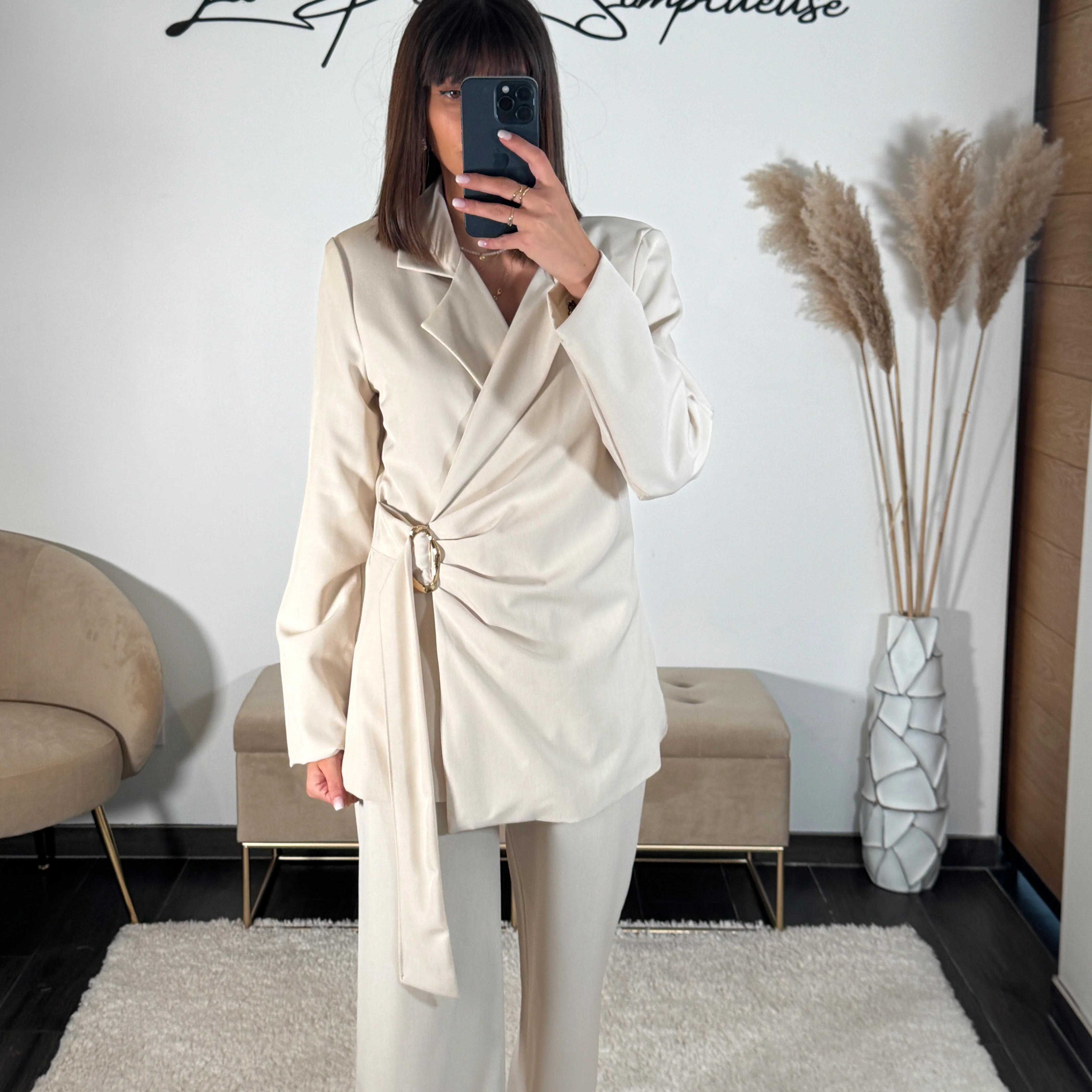 ENSEMBLE BLAZER BEIGE MERYL - Image 2