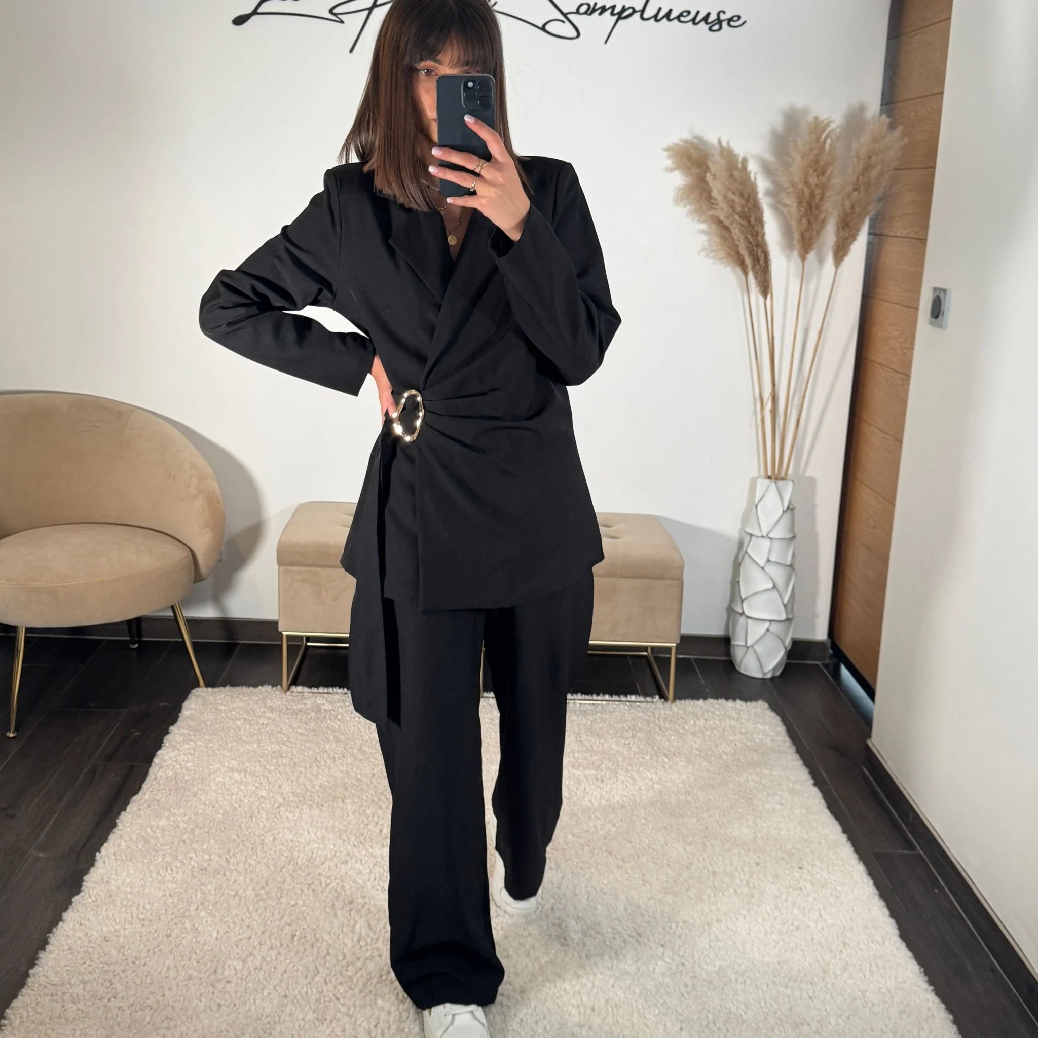 ENSEMBLE BLAZER NOIR MERYL