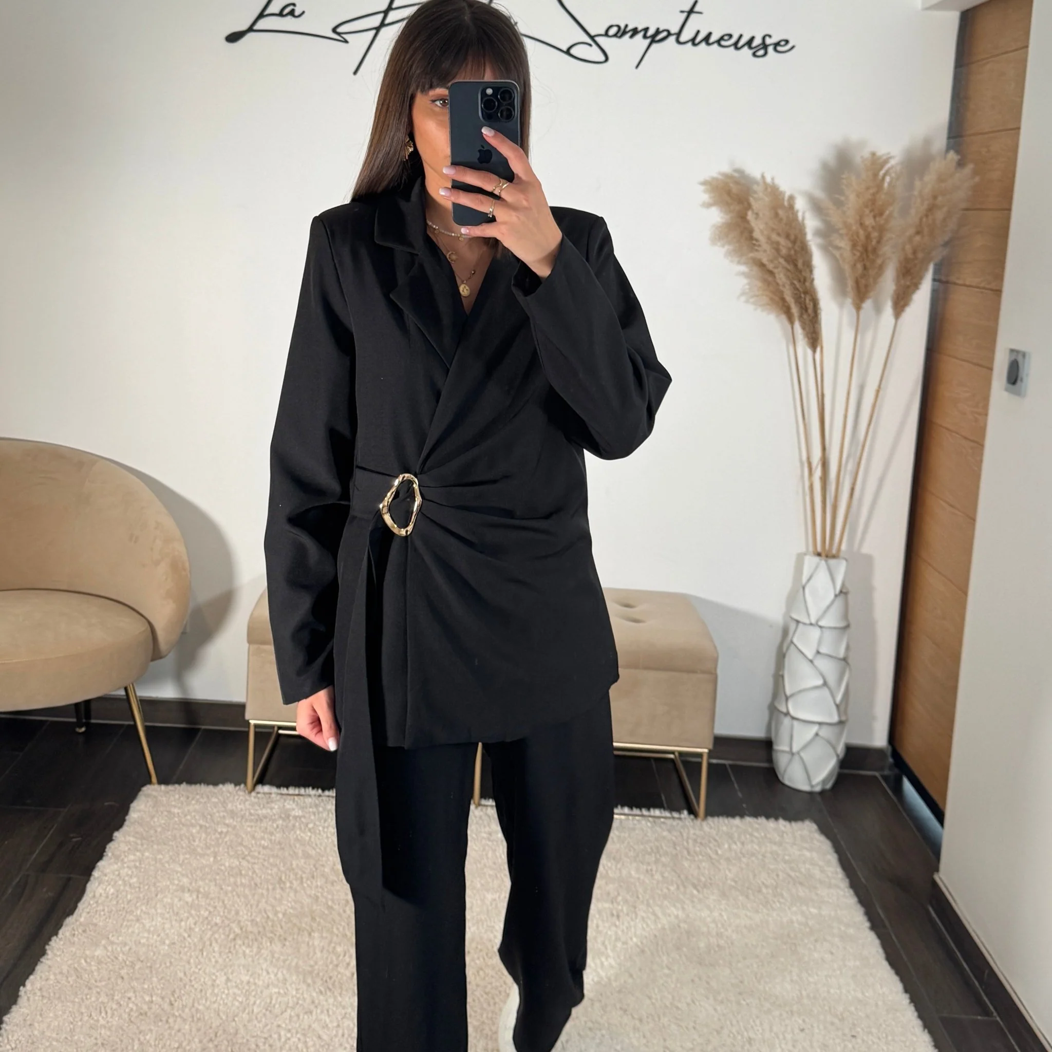 ENSEMBLE BLAZER NOIR MERYL - Image 3