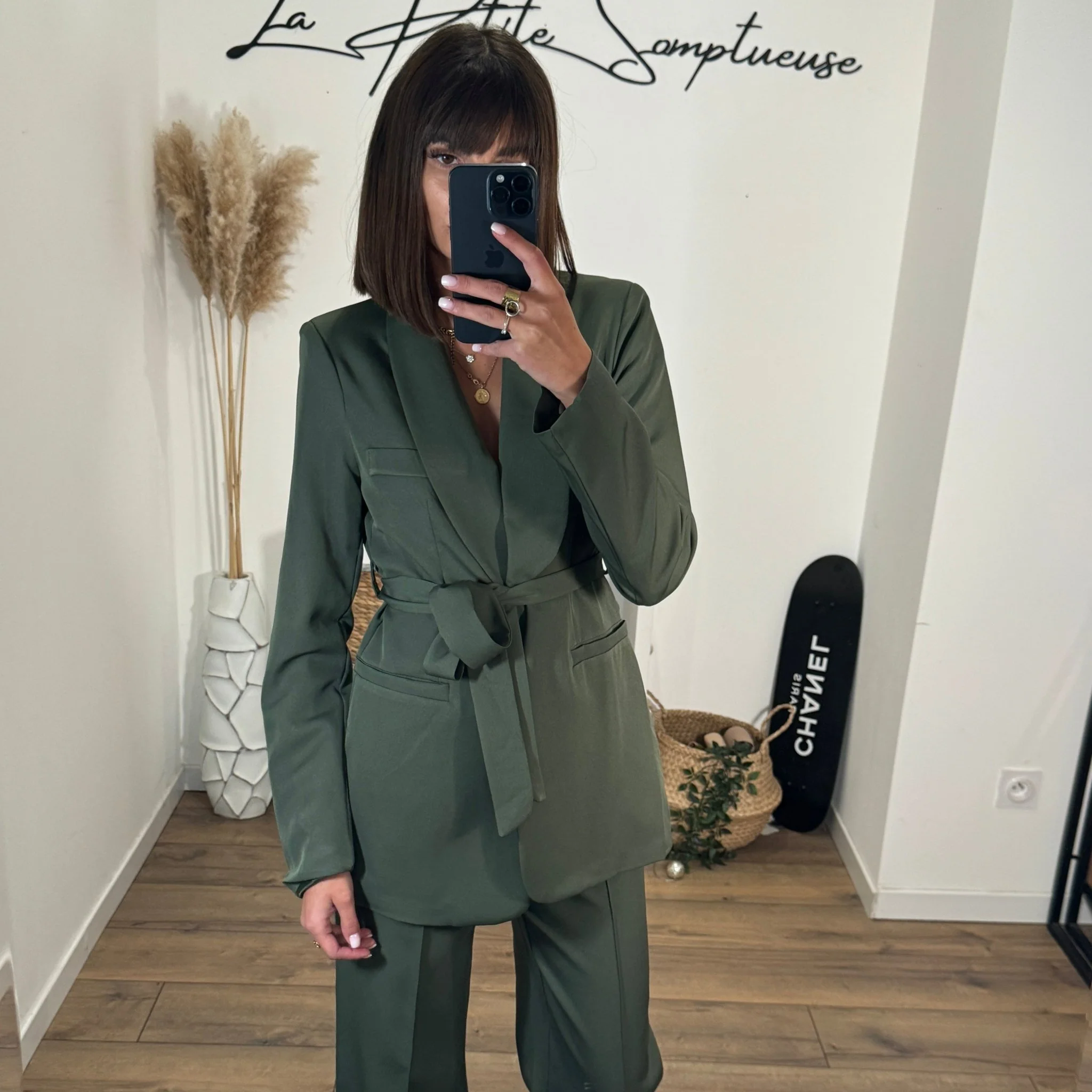 ENSEMBLE BLAZER + PANTALON KAKI KENZO - Image 5