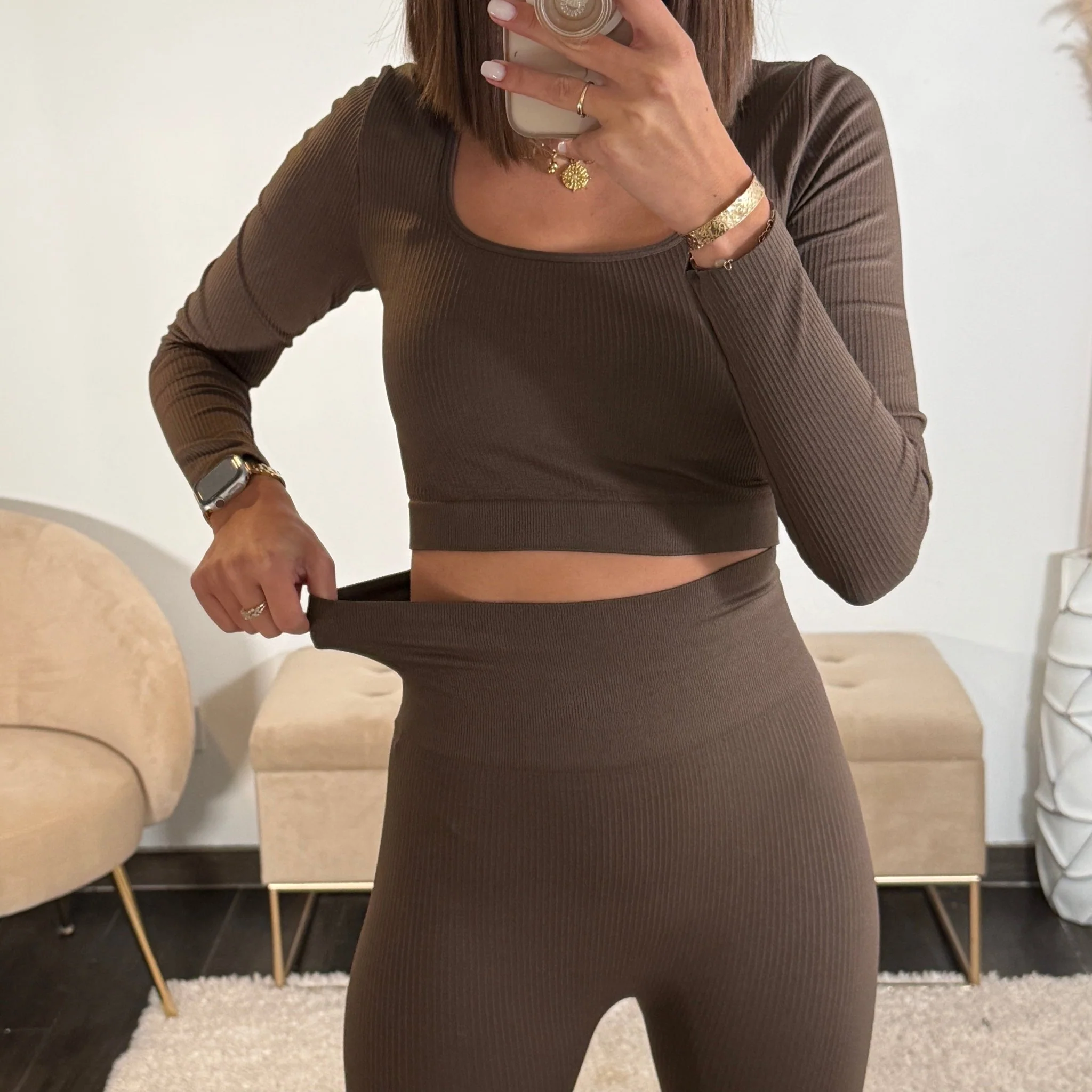 ENSEMBLE DE SPORT MARRON ZAC - Image 2