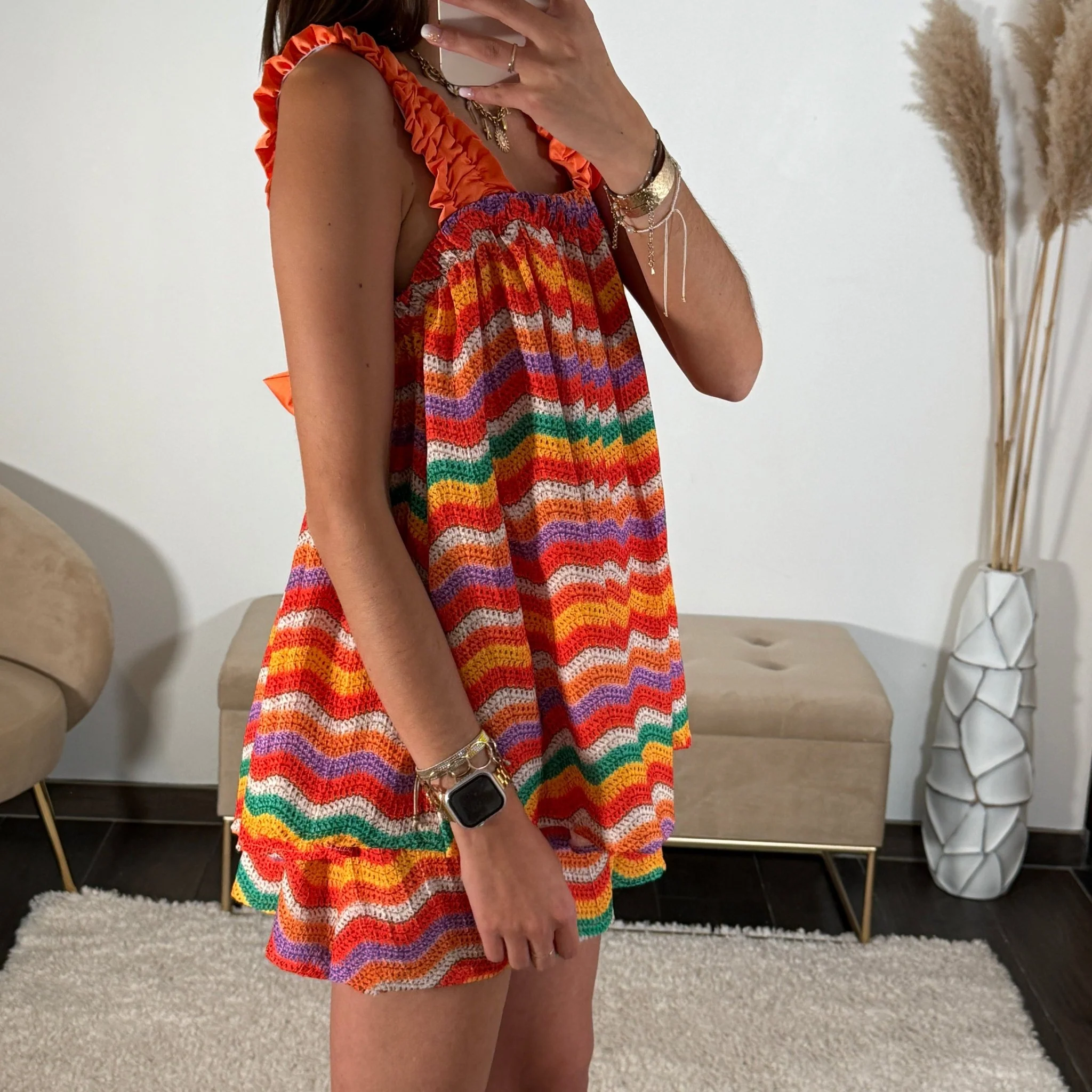 ENSEMBLE RAYE ORANGE THAIS - Image 2