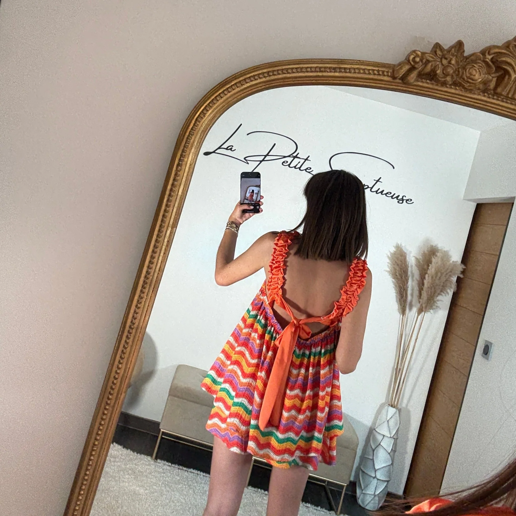 ENSEMBLE RAYE ORANGE THAIS - Image 3
