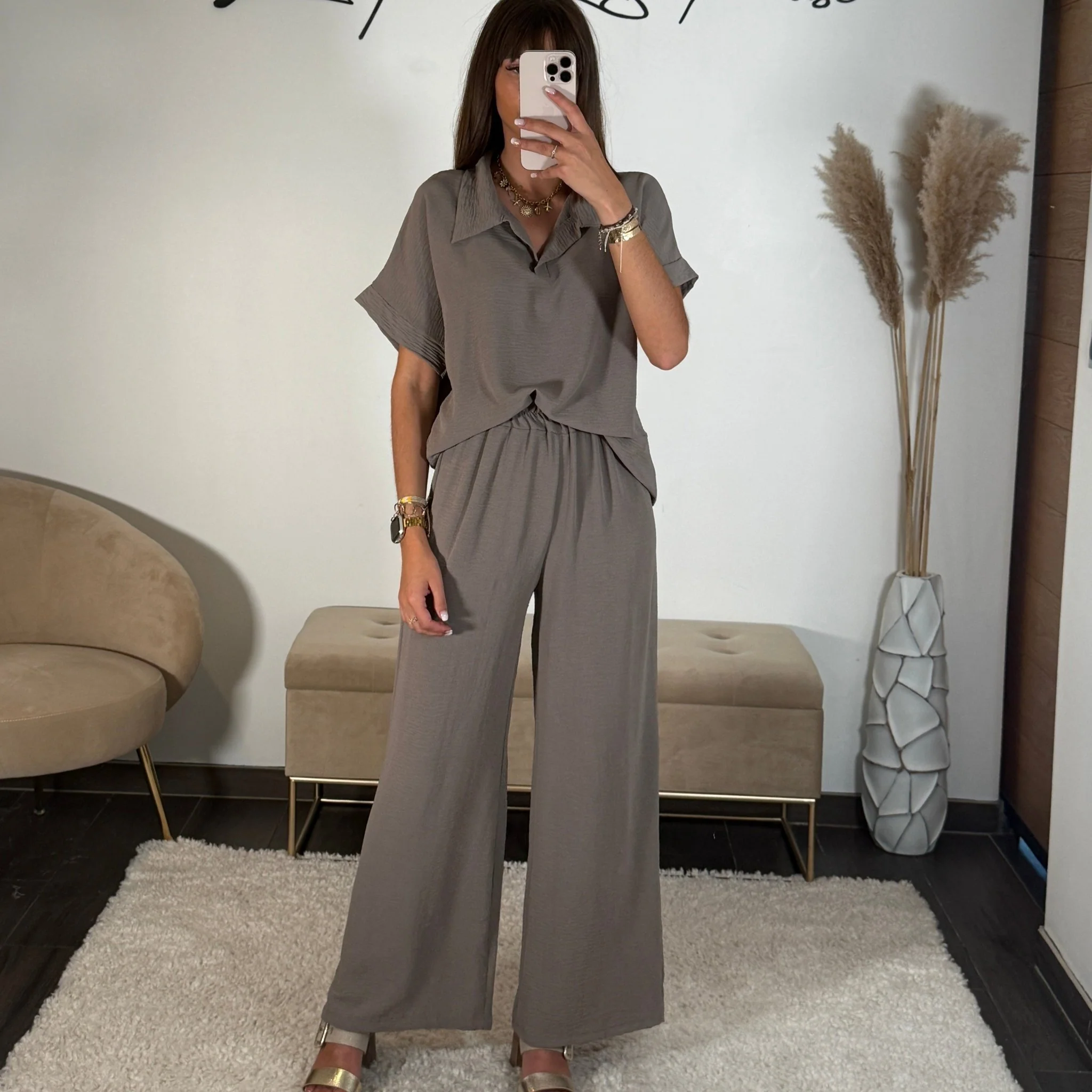 ENSEMBLE TAUPE LEON
