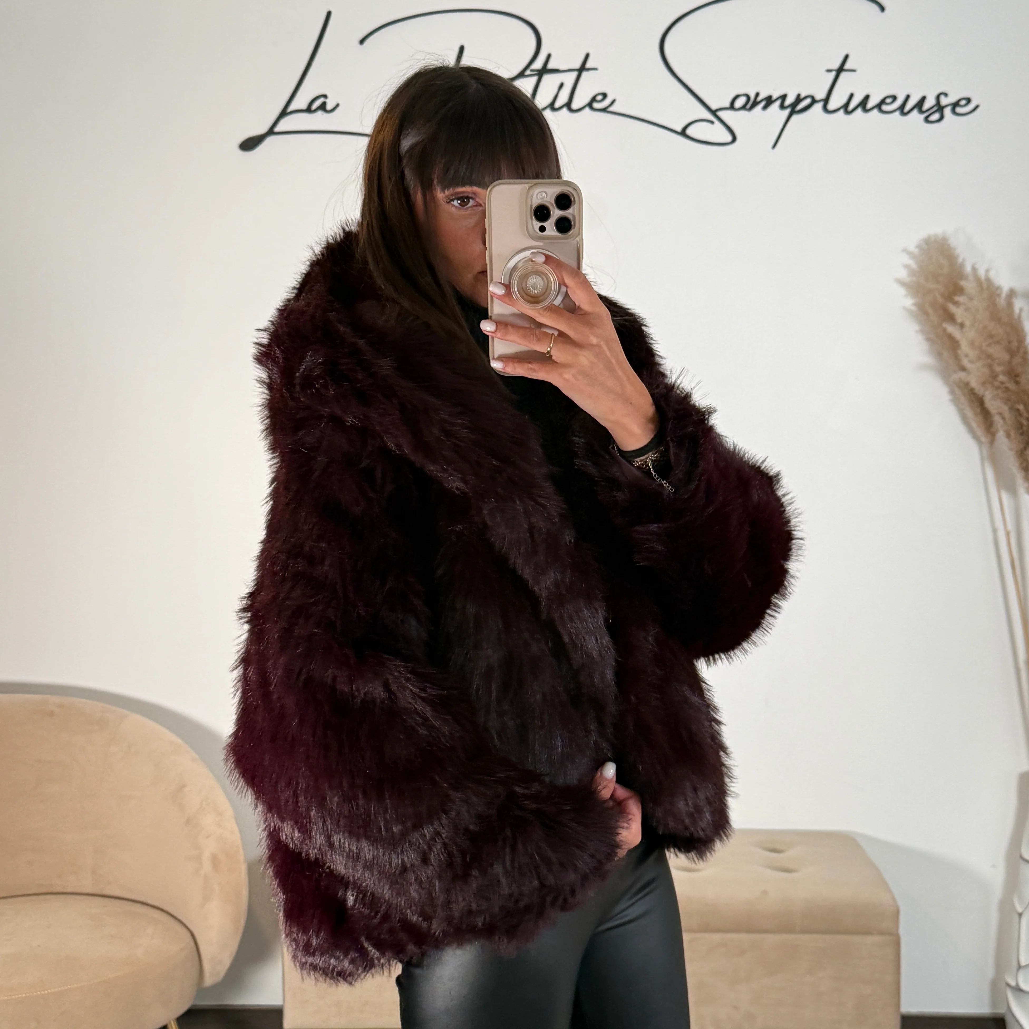 FOURRURE BORDEAUX ZELLY - Image 3