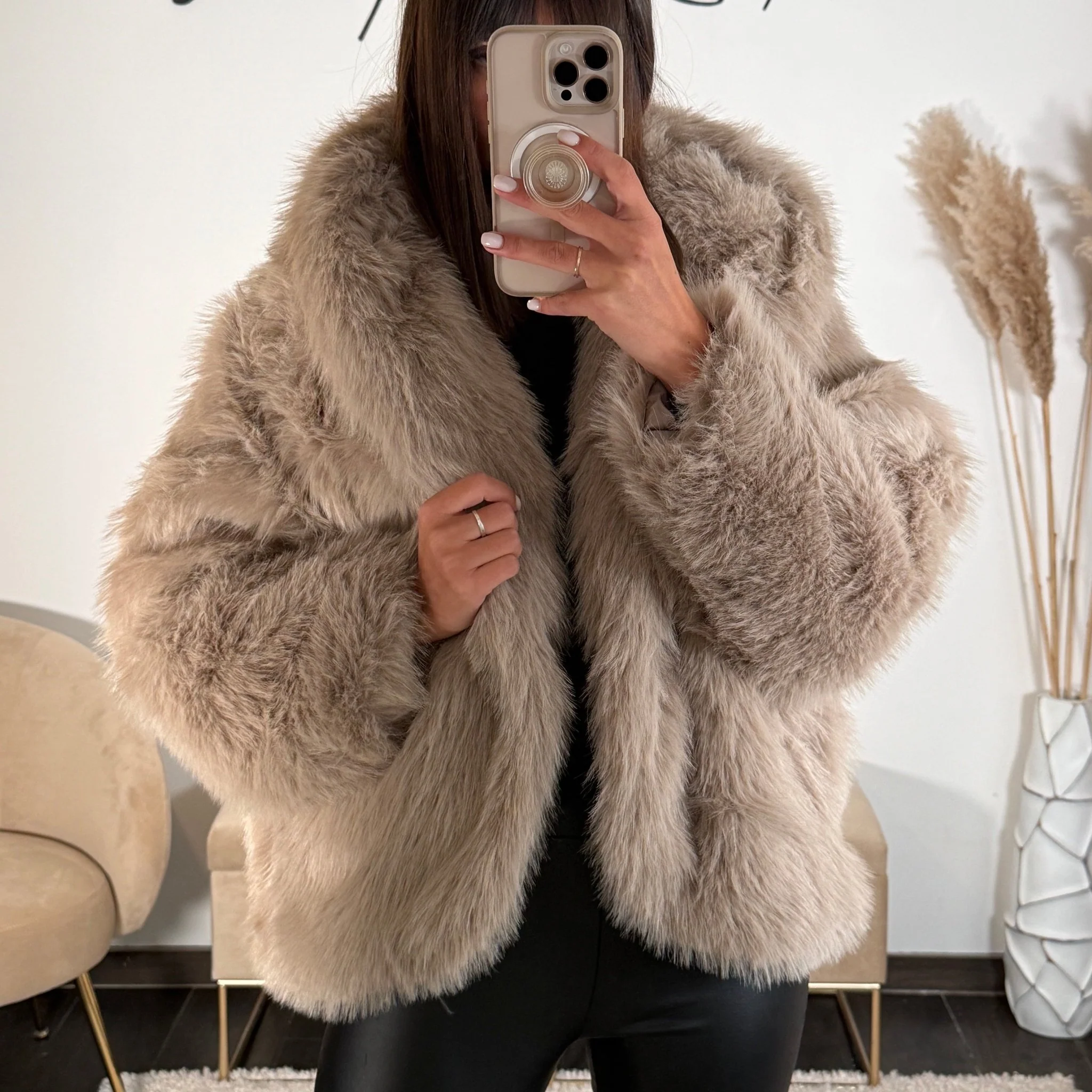 FOURRURE TAUPE ZELLY - Image 2