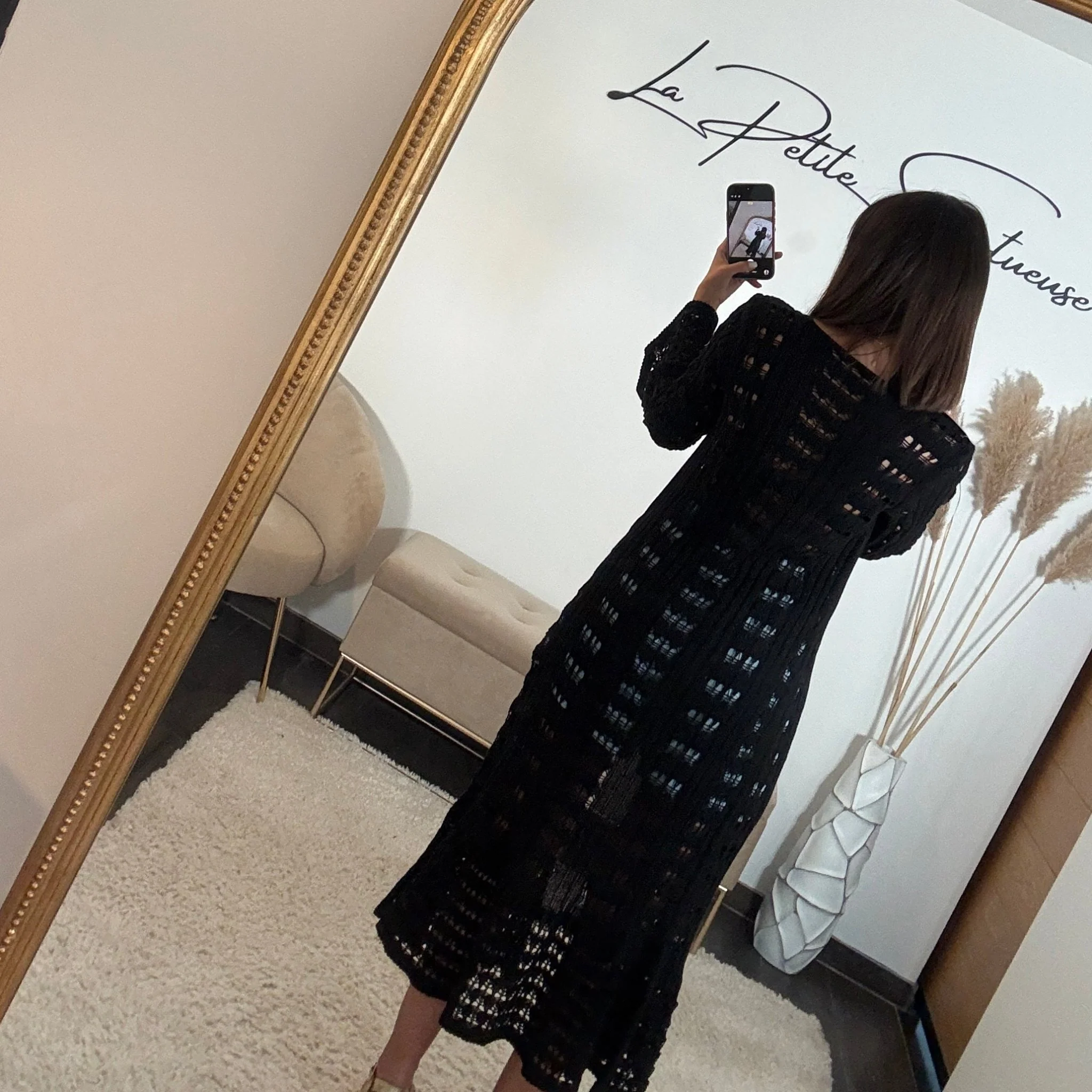 GILET LONG NOIRE - Image 3