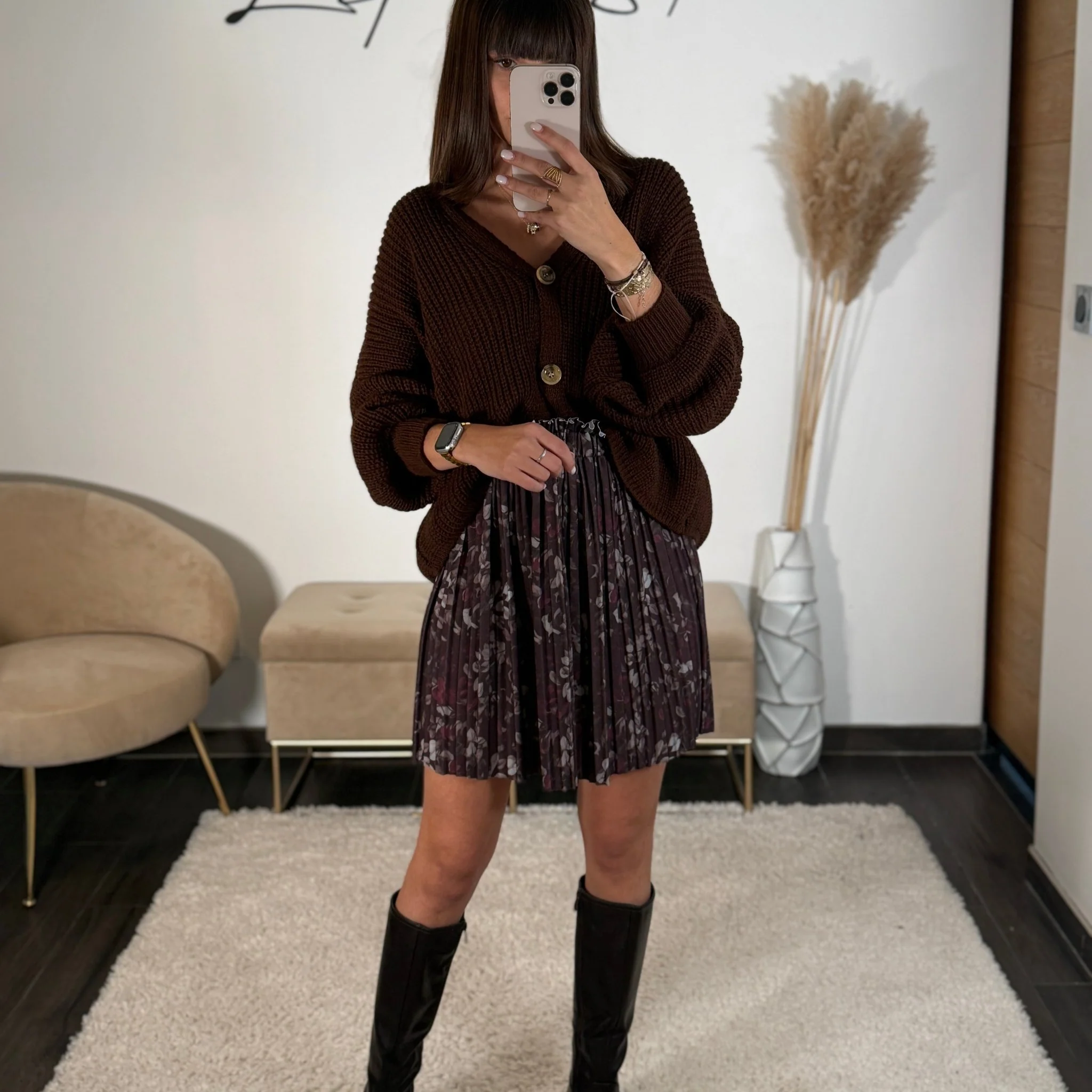 GILET MAILLE BABY CHOCO - Image 4