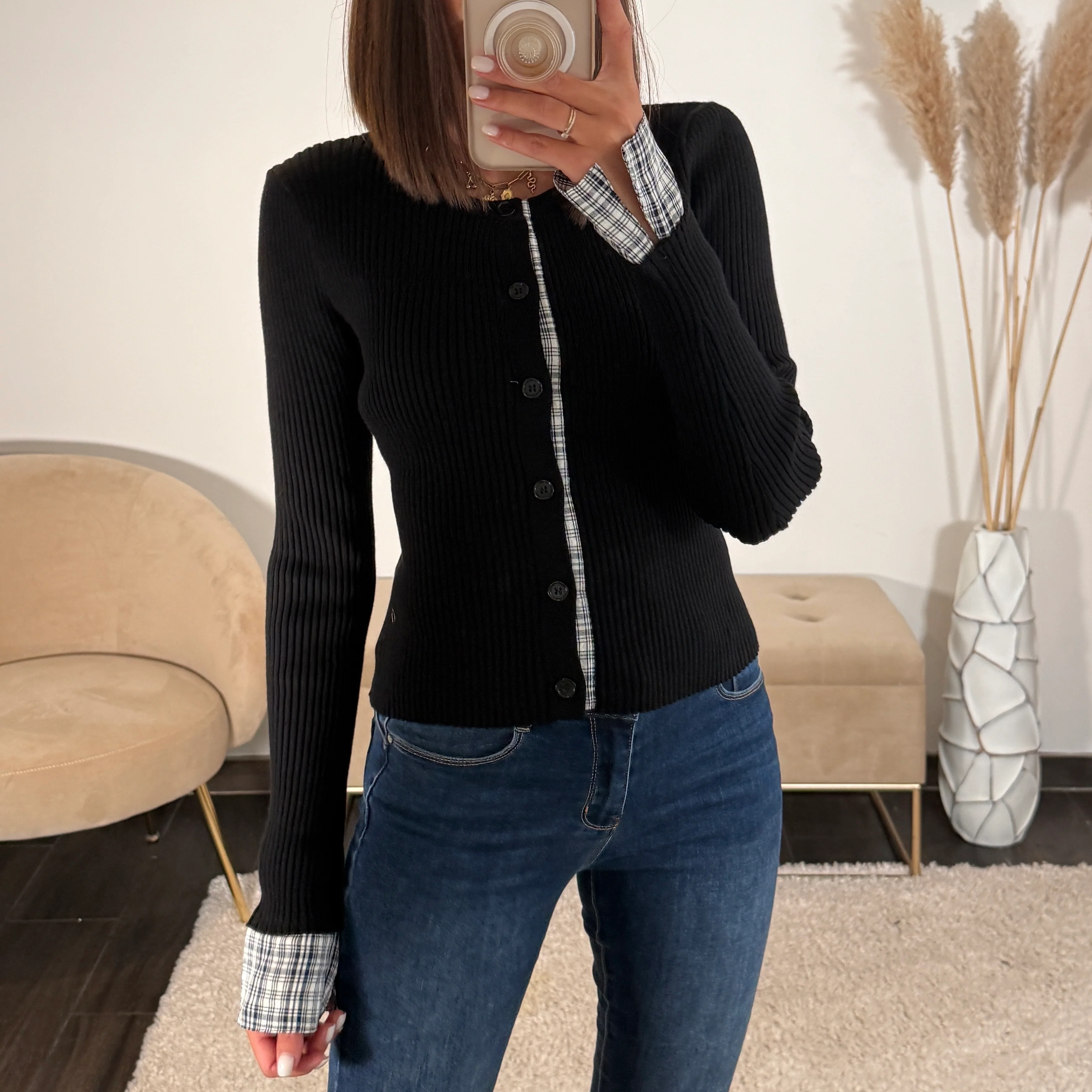 GILET NOIR CARO - Image 2