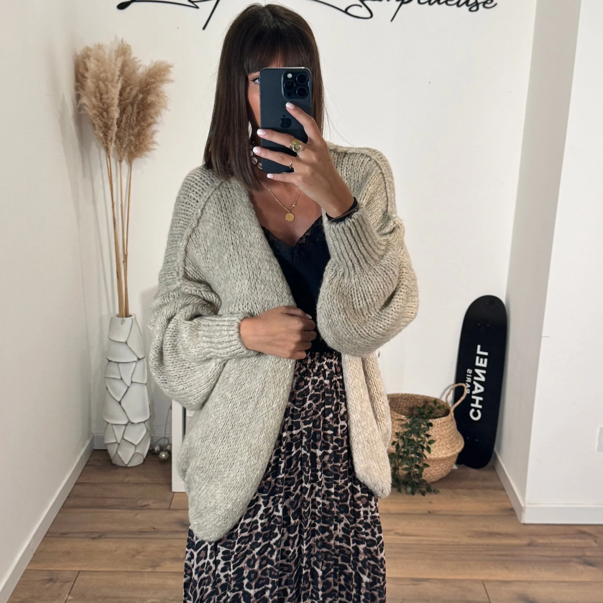 GILET TAUPE EZIO