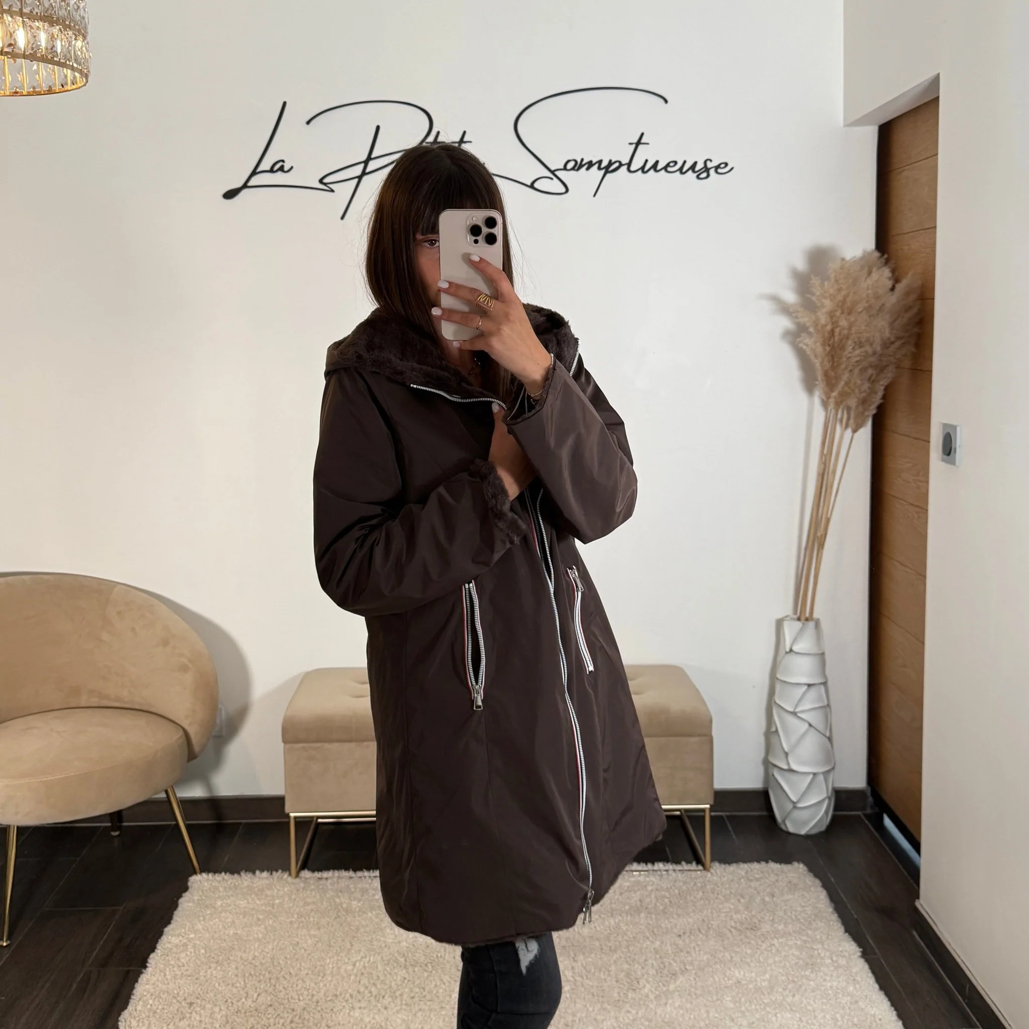 IMPERMEABLE REVERSIBLE POLAIRE CHOCO - Image 4