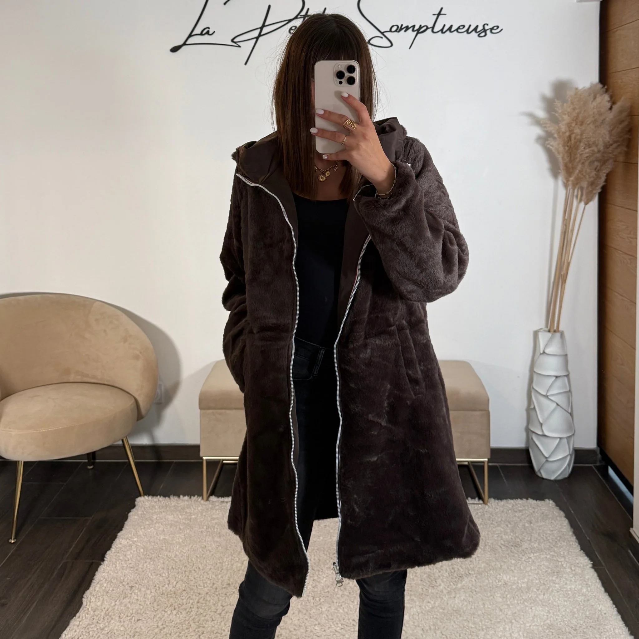 IMPERMEABLE REVERSIBLE POLAIRE CHOCO - Image 5