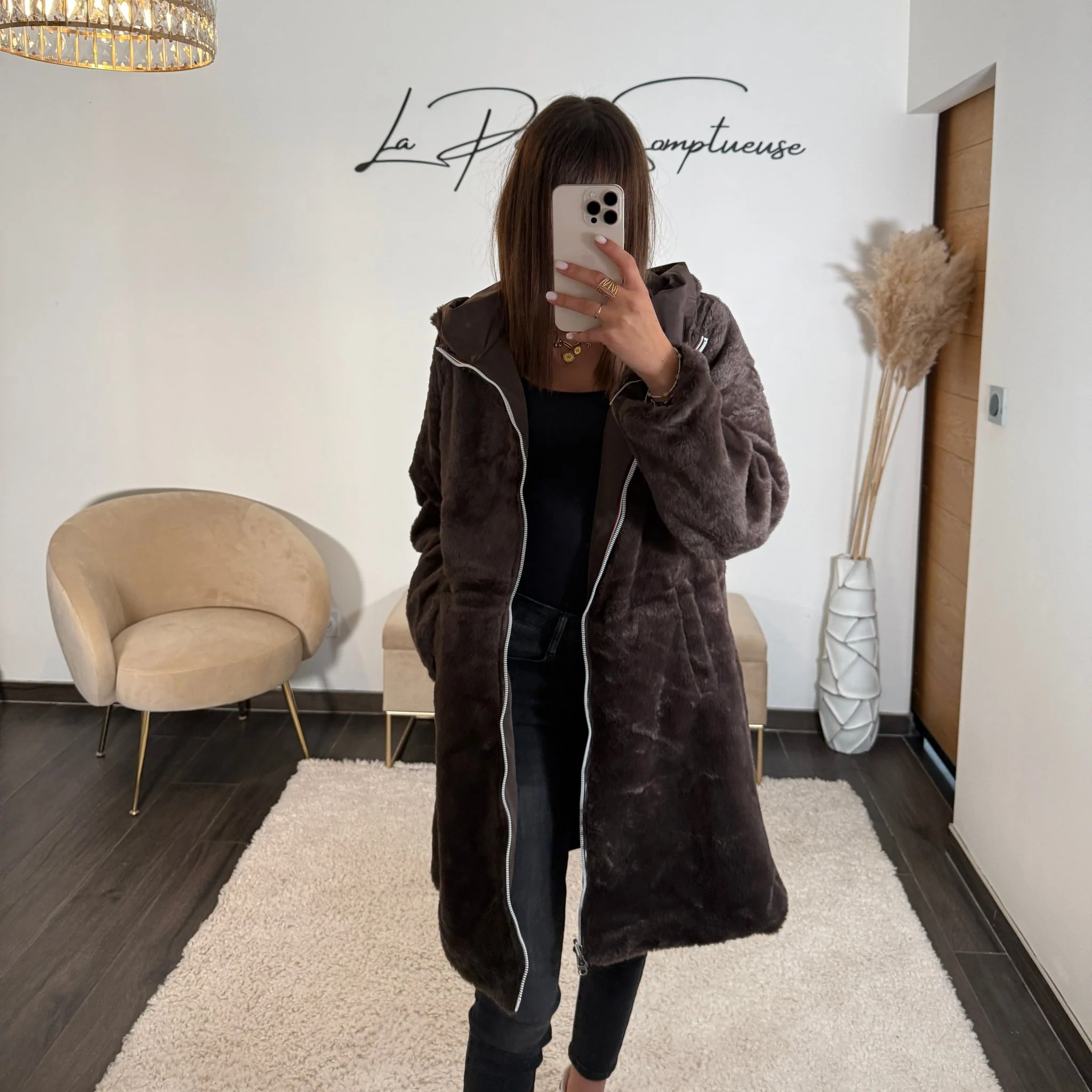 IMPERMEABLE REVERSIBLE POLAIRE CHOCO - Image 6