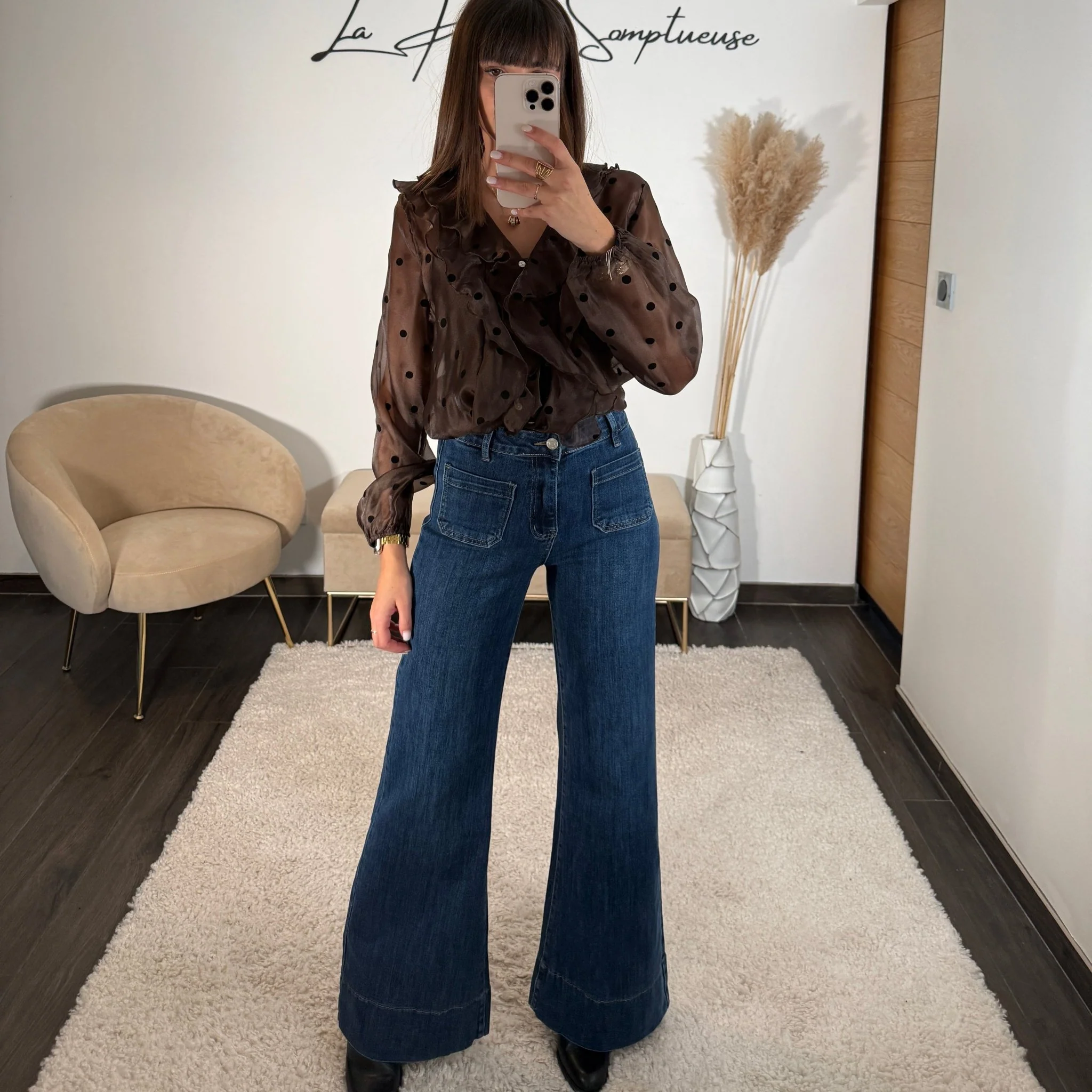JEAN BLEU WIDE LEG CONOR