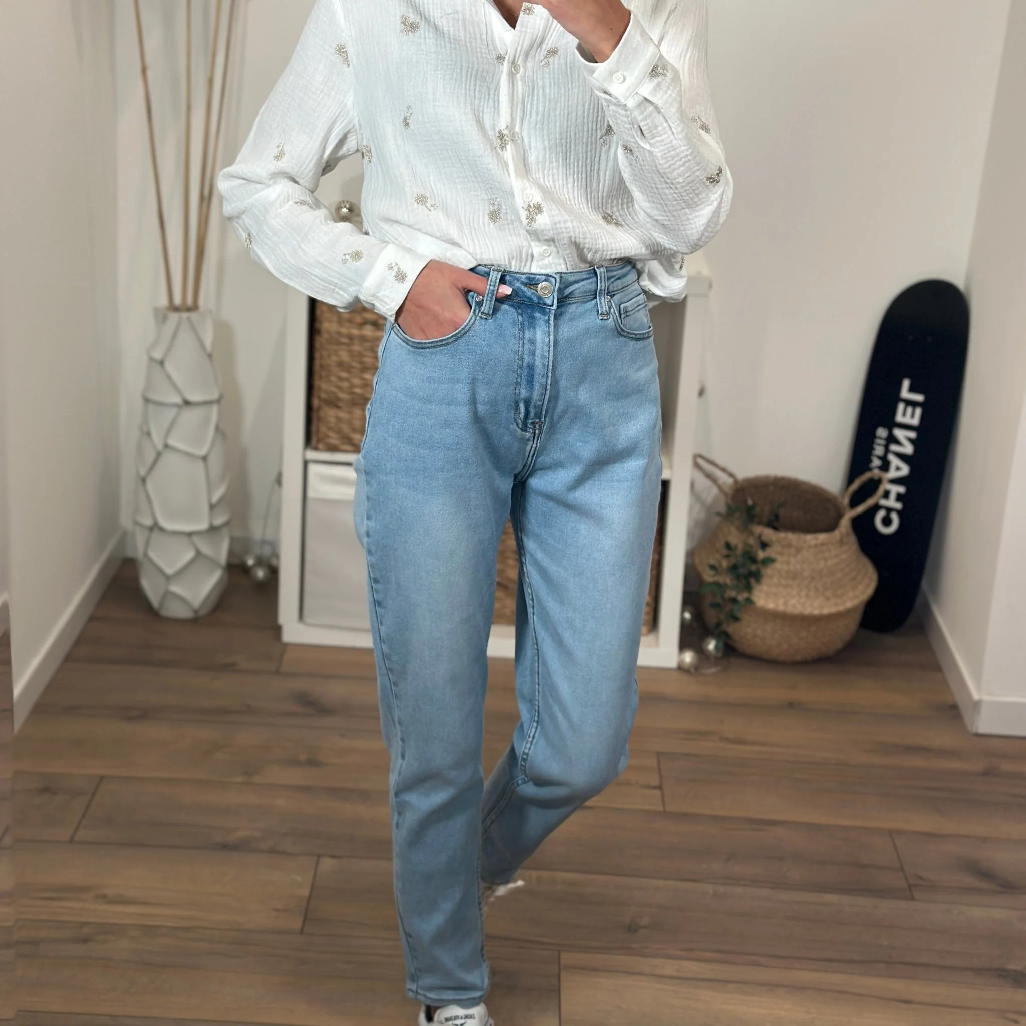 JEAN MOM BLEU ILYAN - Image 4