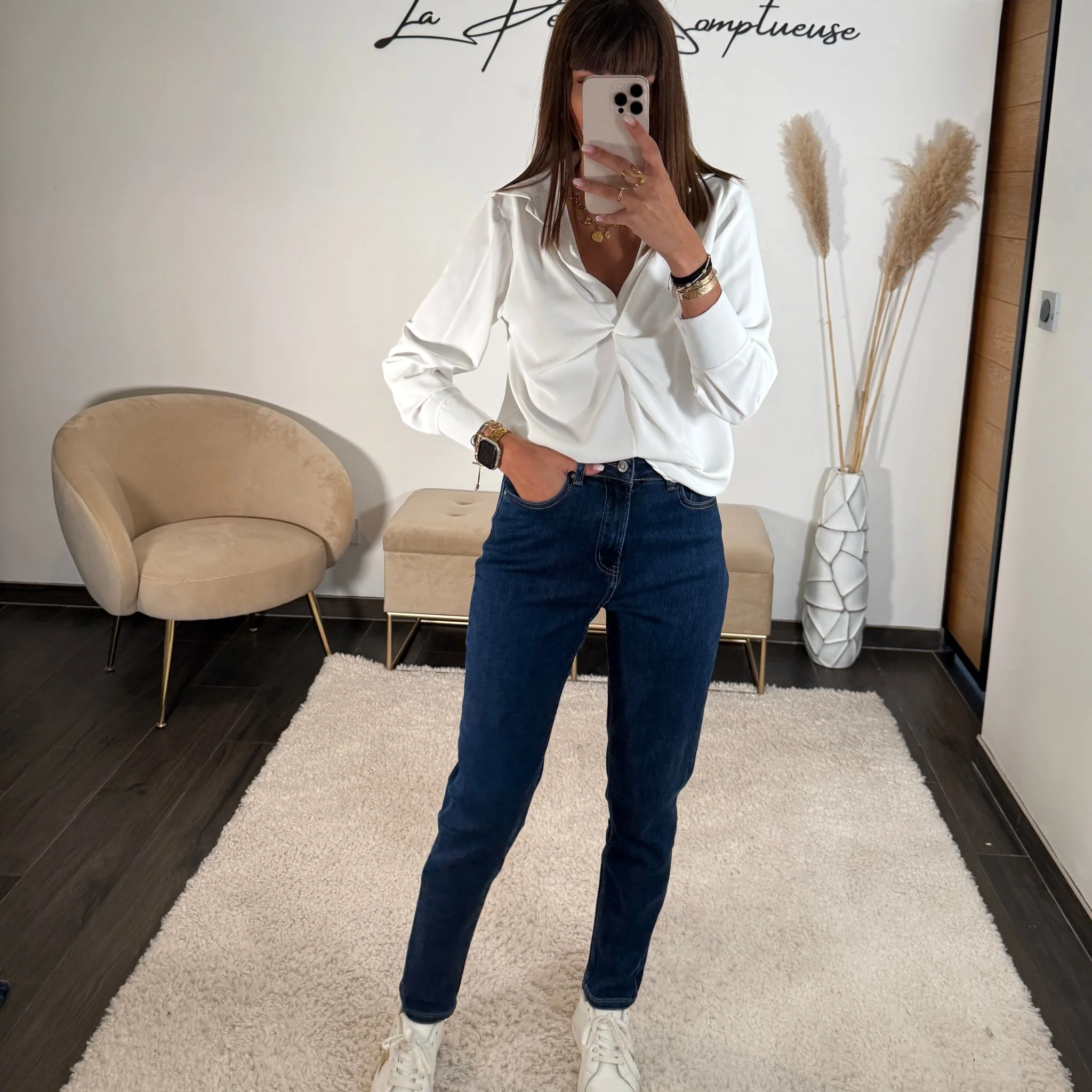 JEAN MOM LOUIS BLEU FONCE - Image 3