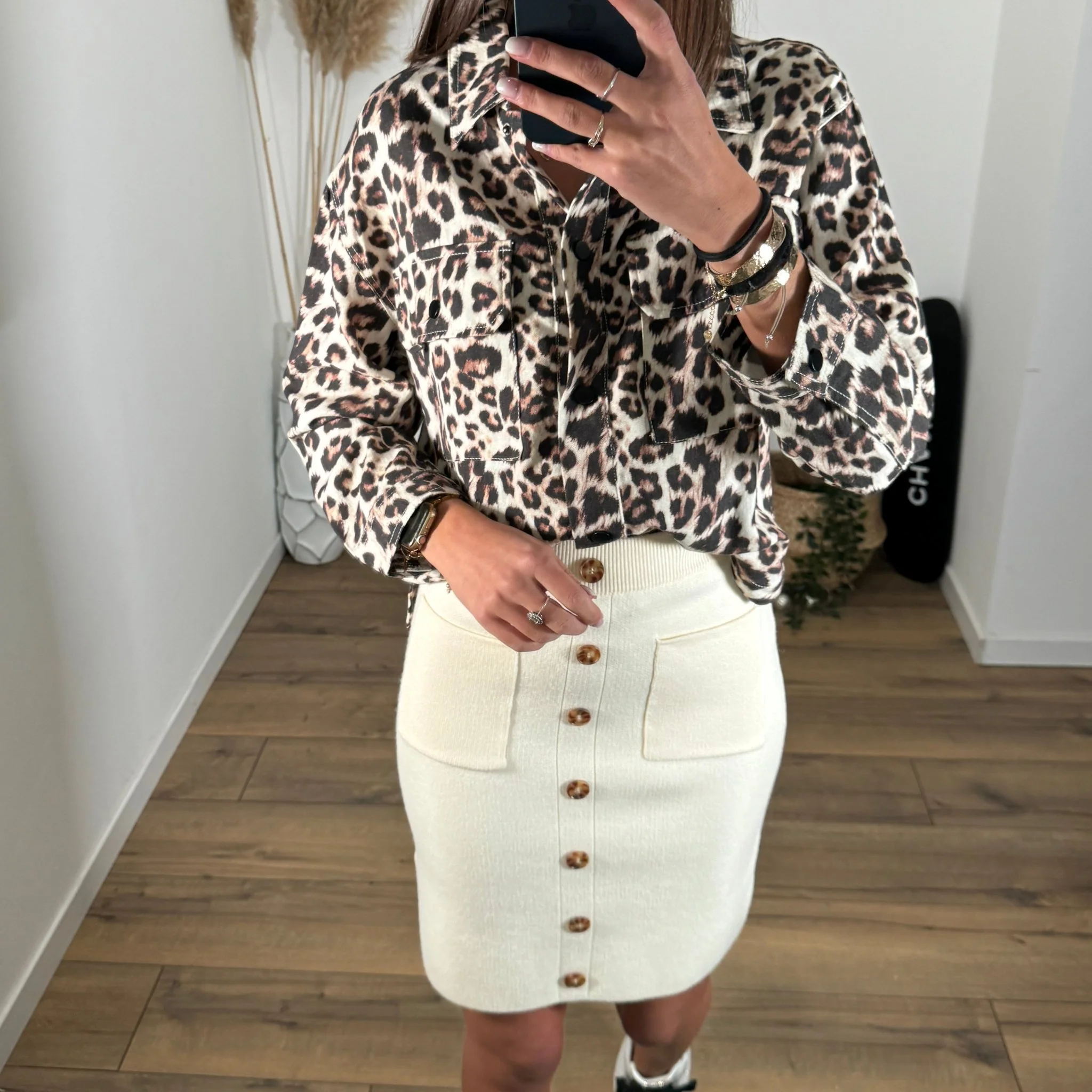 JUPE BEIGE ANDREANE - Image 4